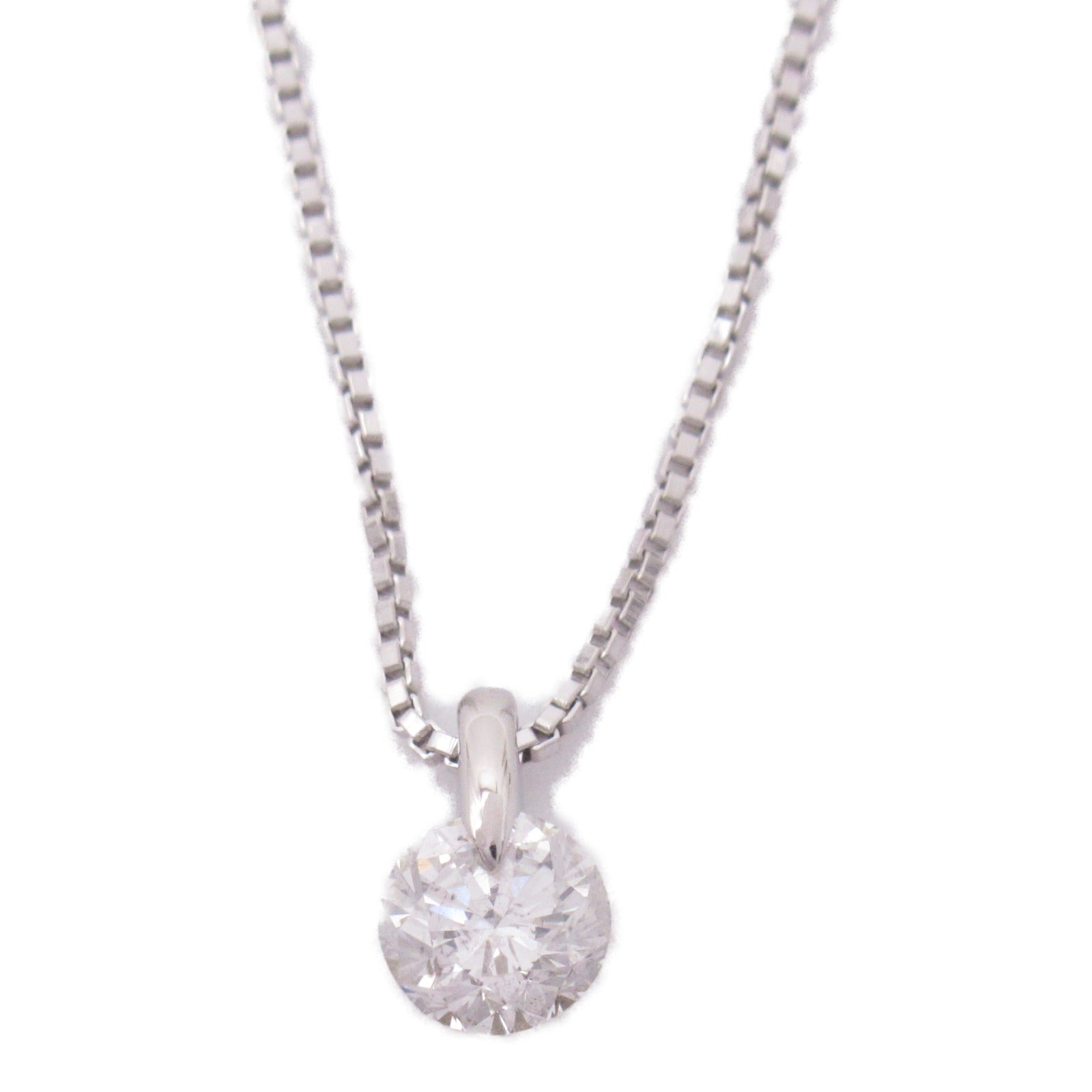 JEWELRY 【激減優惠】PT850/PT900鉑金Diamond Necklace 0.51ct鑽石項鍊