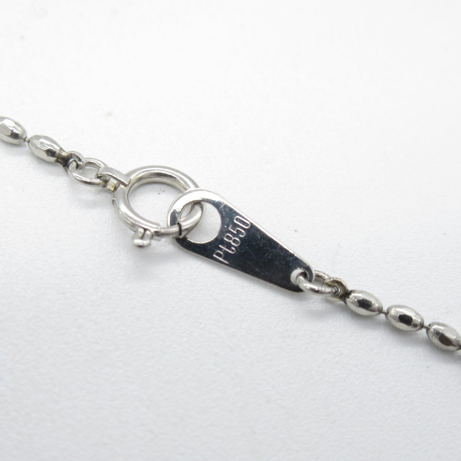 JEWELRY 【激減優惠】PT850/PT900鉑金Treat Diamond Necklace 0.55/0.77ct鑽石項鍊