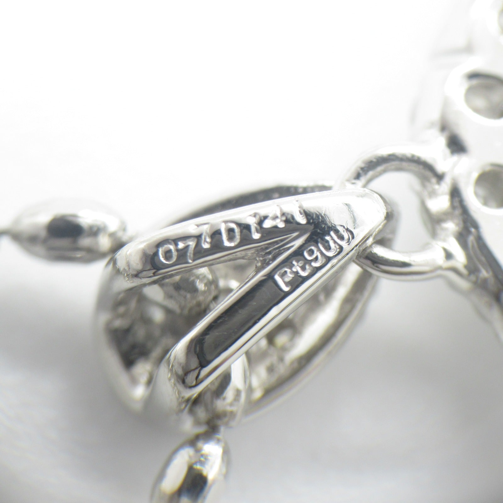 JEWELRY 【激減優惠】PT850/PT900鉑金Treat Diamond Necklace 0.55/0.77ct鑽石項鍊