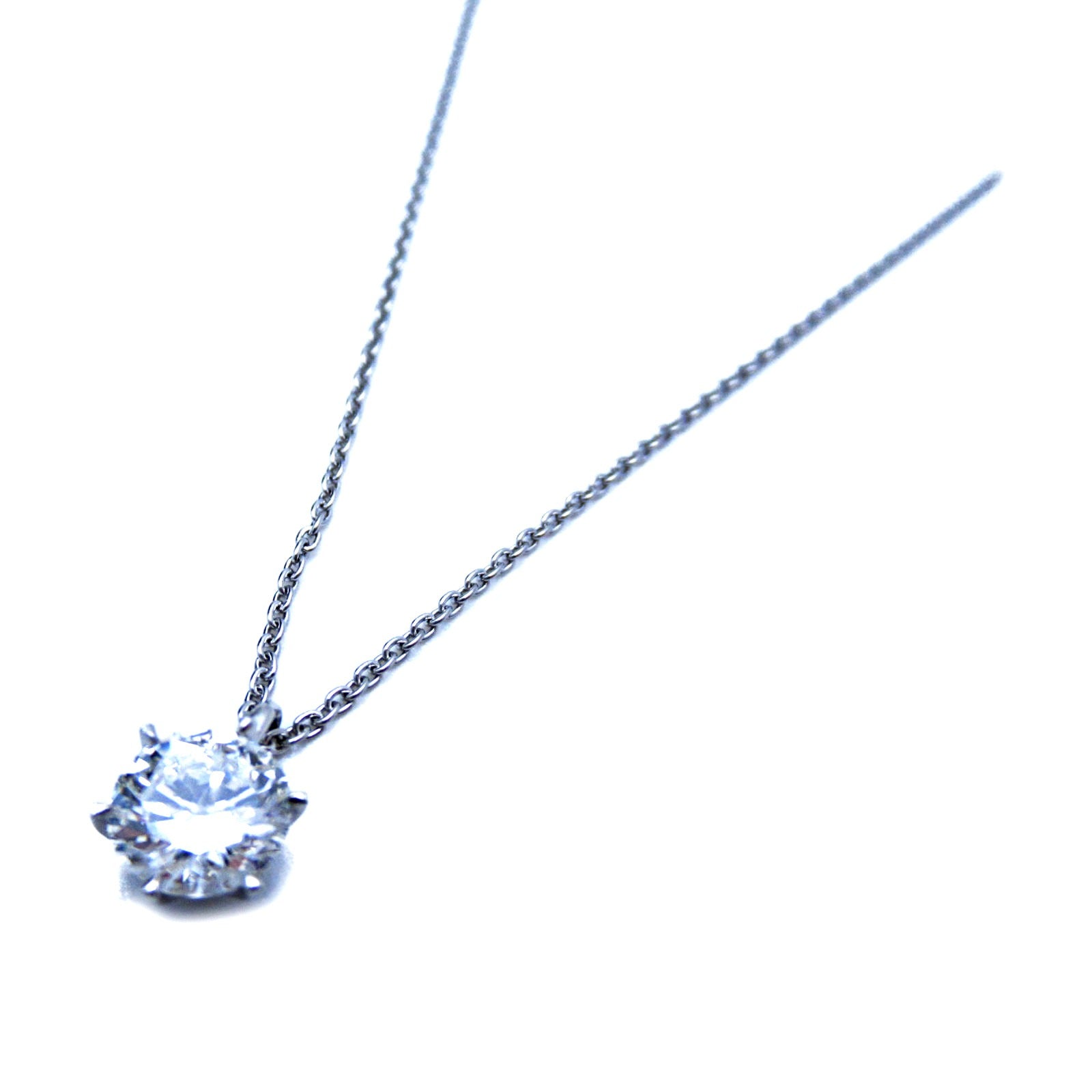 JEWELRY 【激減優惠】PT850/PT900鉑金Diamond Necklace 0.653ct鑽石項鍊