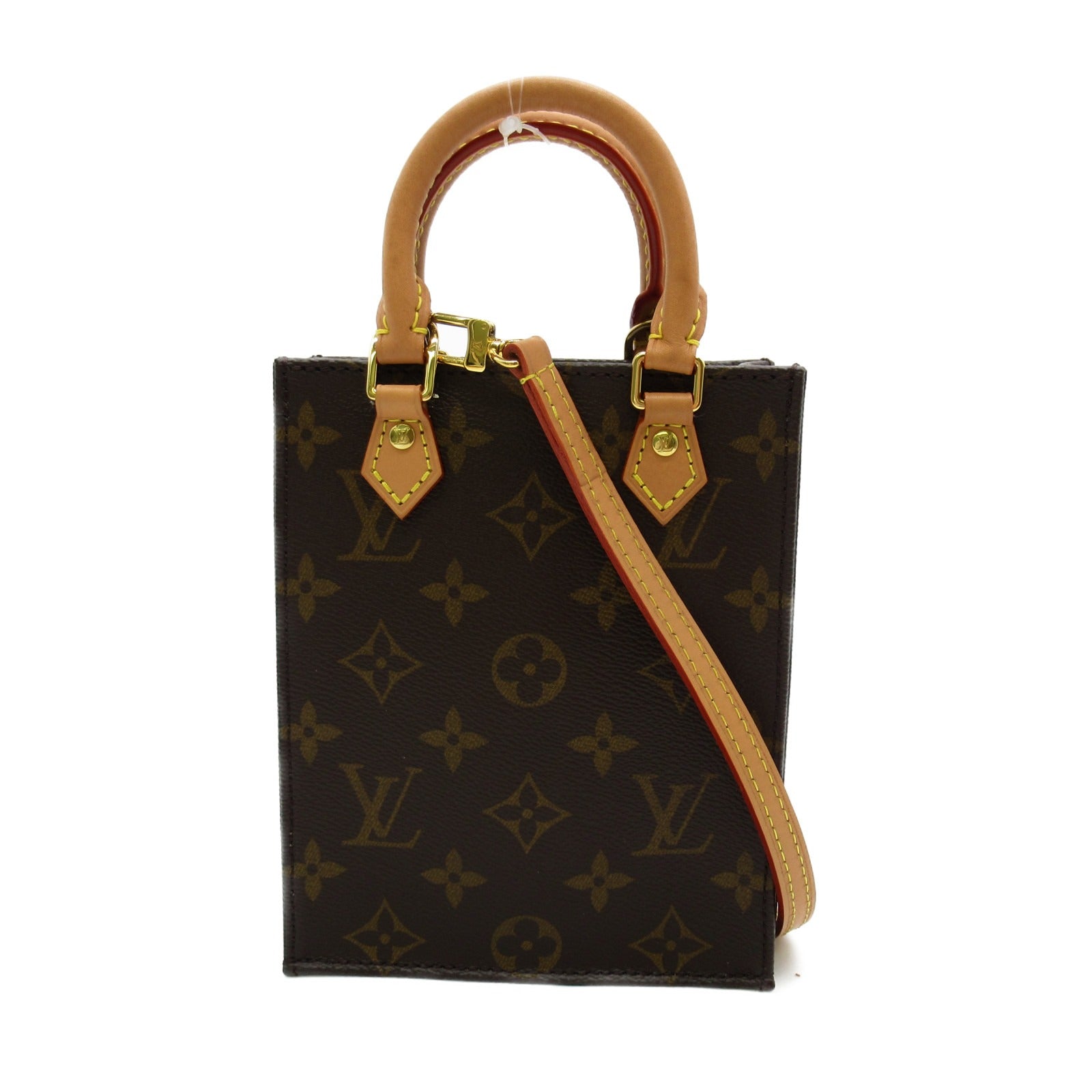LOUIS VUITTON 【激減優惠】Mongoram Petit Sac Plat手挽肩背兩用袋啡色