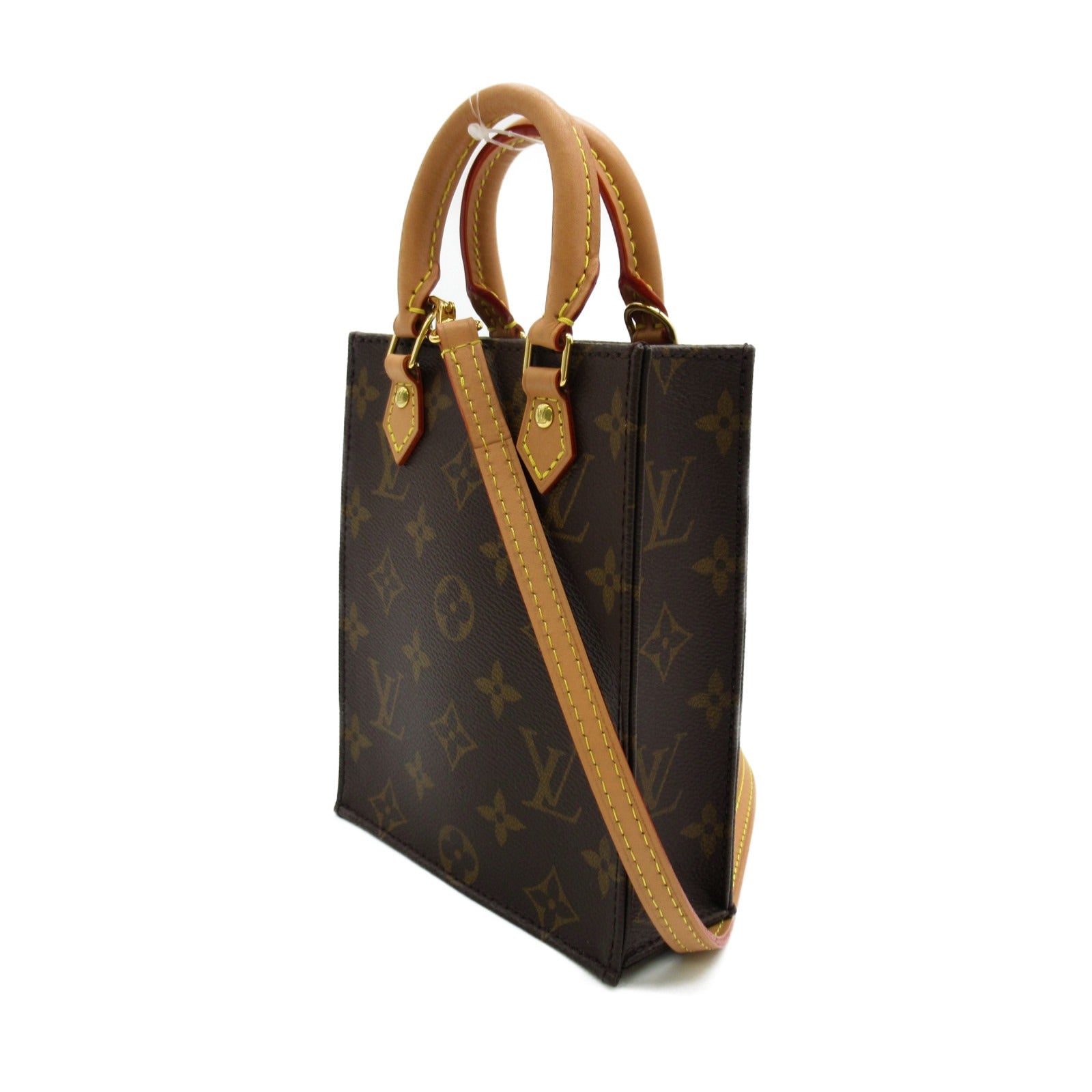 LOUIS VUITTON 【激減優惠】Mongoram Petit Sac Plat手挽肩背兩用袋啡色