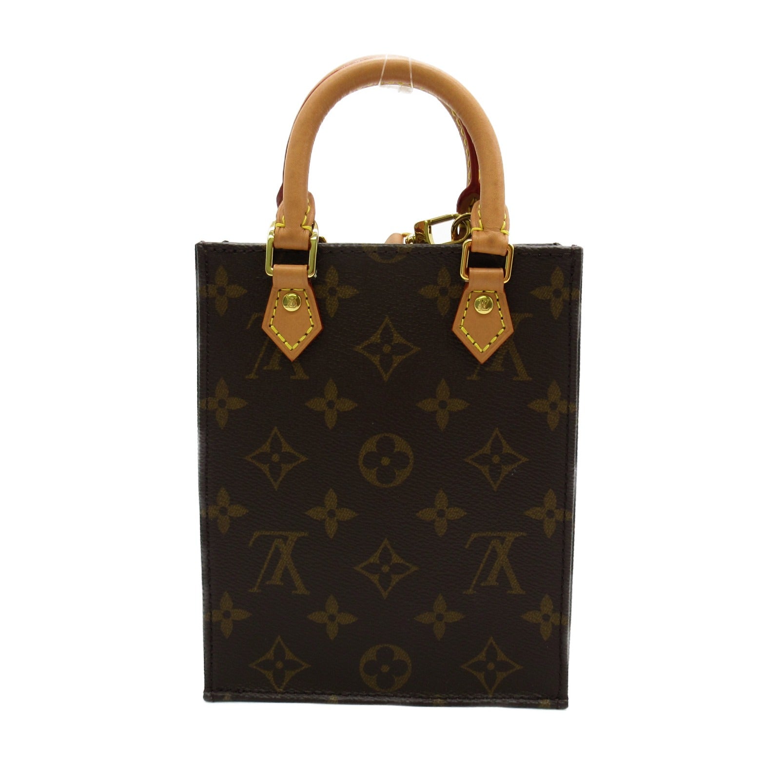 LOUIS VUITTON 【激減優惠】Mongoram Petit Sac Plat手挽肩背兩用袋啡色