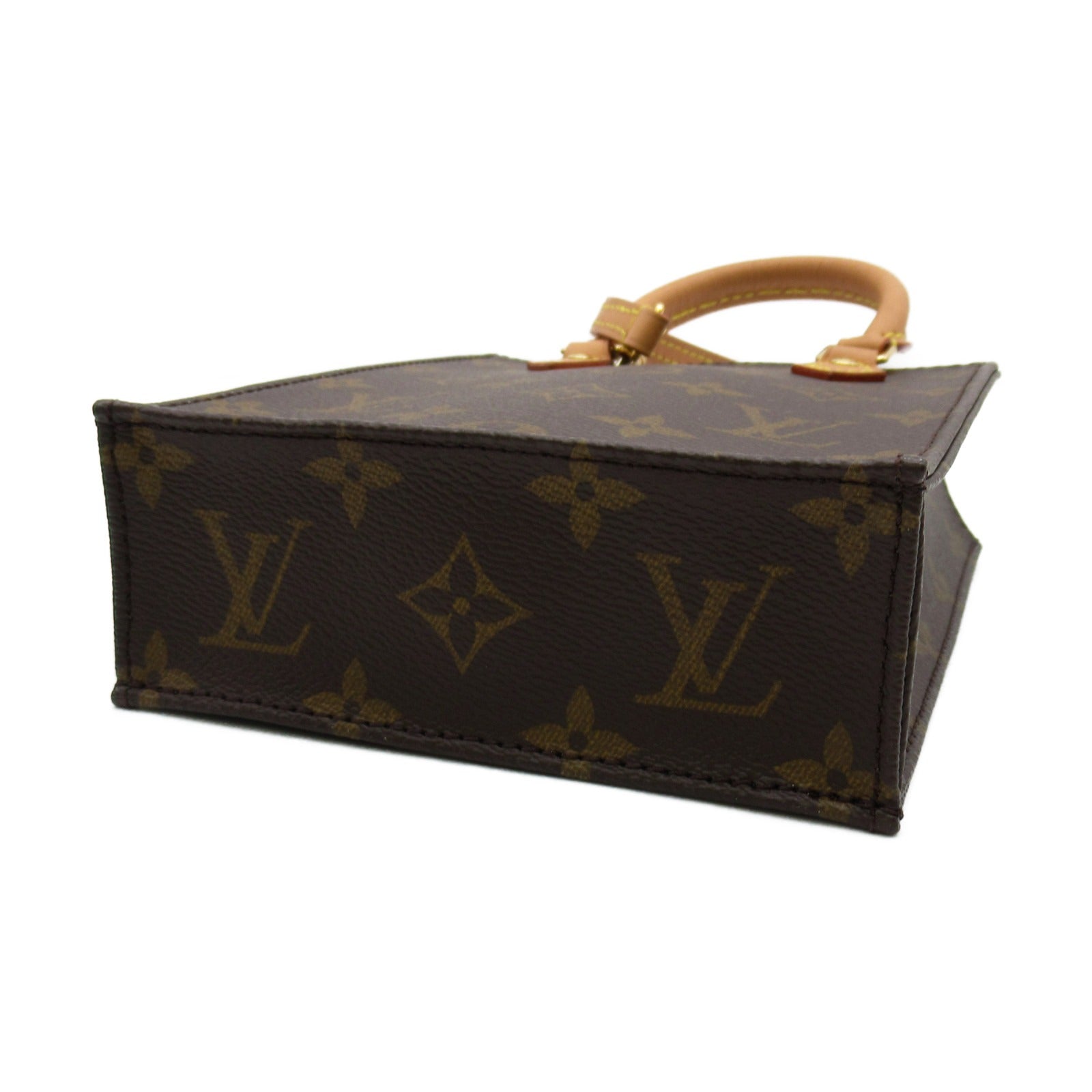 LOUIS VUITTON 【激減優惠】Mongoram Petit Sac Plat手挽肩背兩用袋啡色