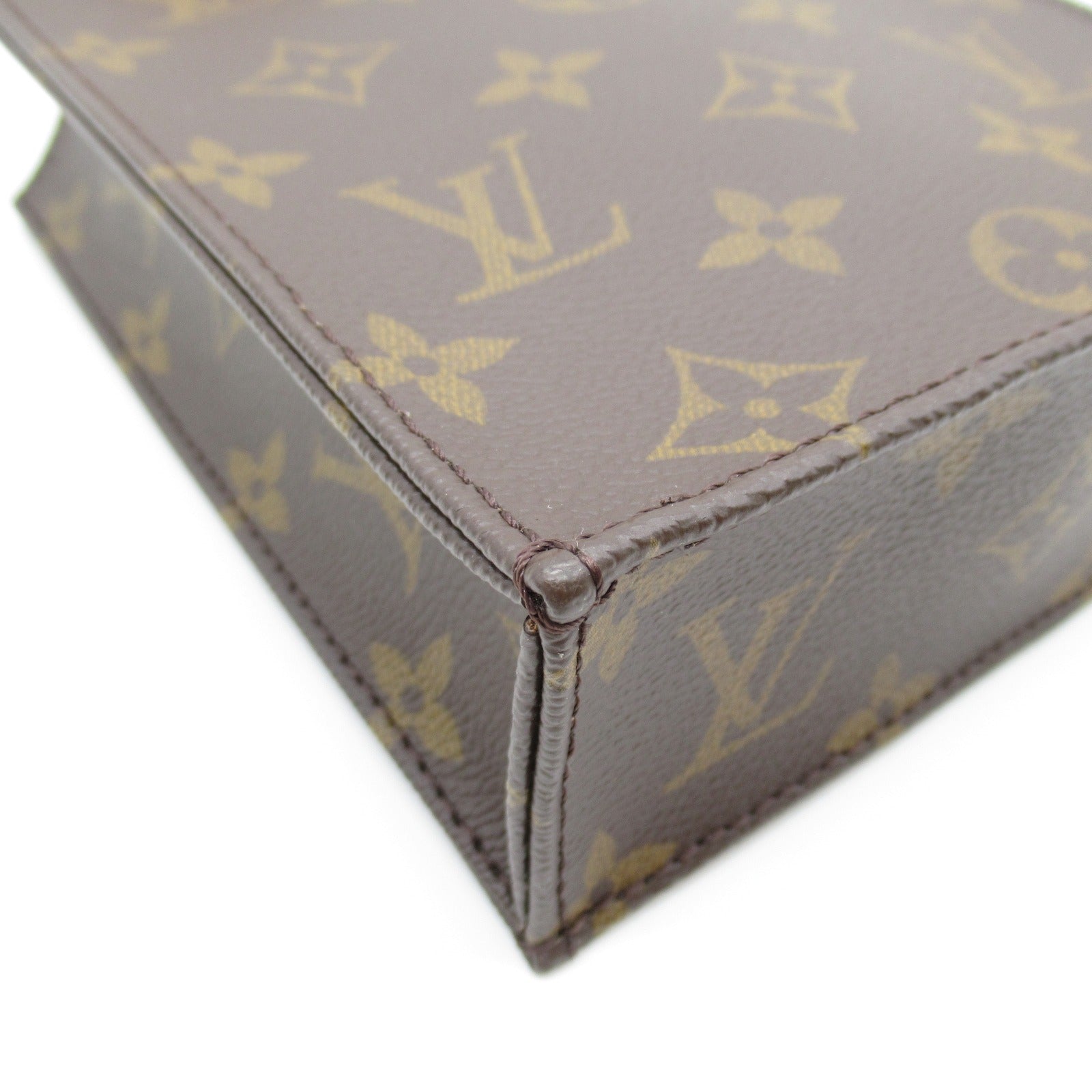 LOUIS VUITTON 【激減優惠】Mongoram Petit Sac Plat手挽肩背兩用袋啡色