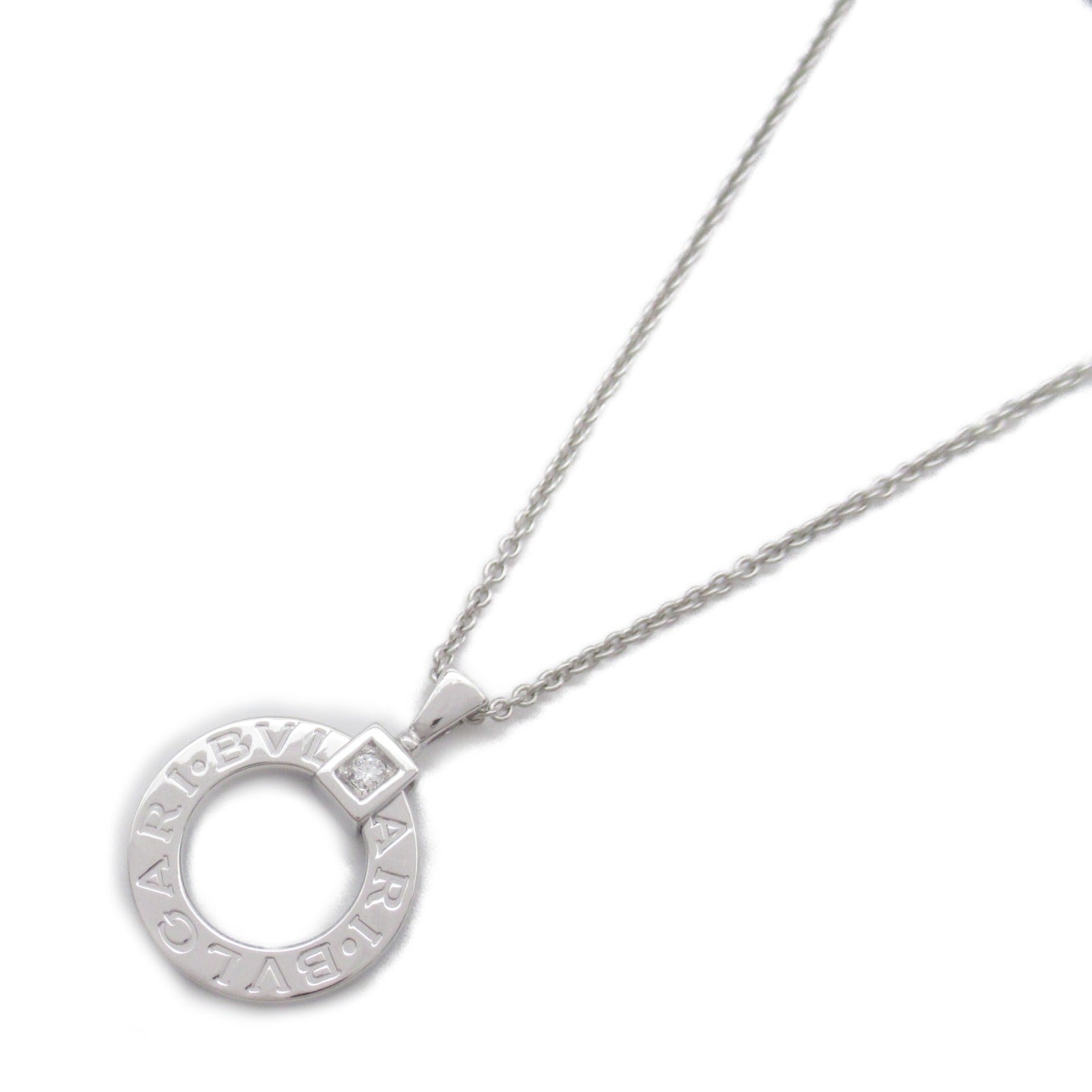 BVLGARI 【激減優惠】18K白金Bvlgari Bvlgari Diamond Necklace鑽石項鍊