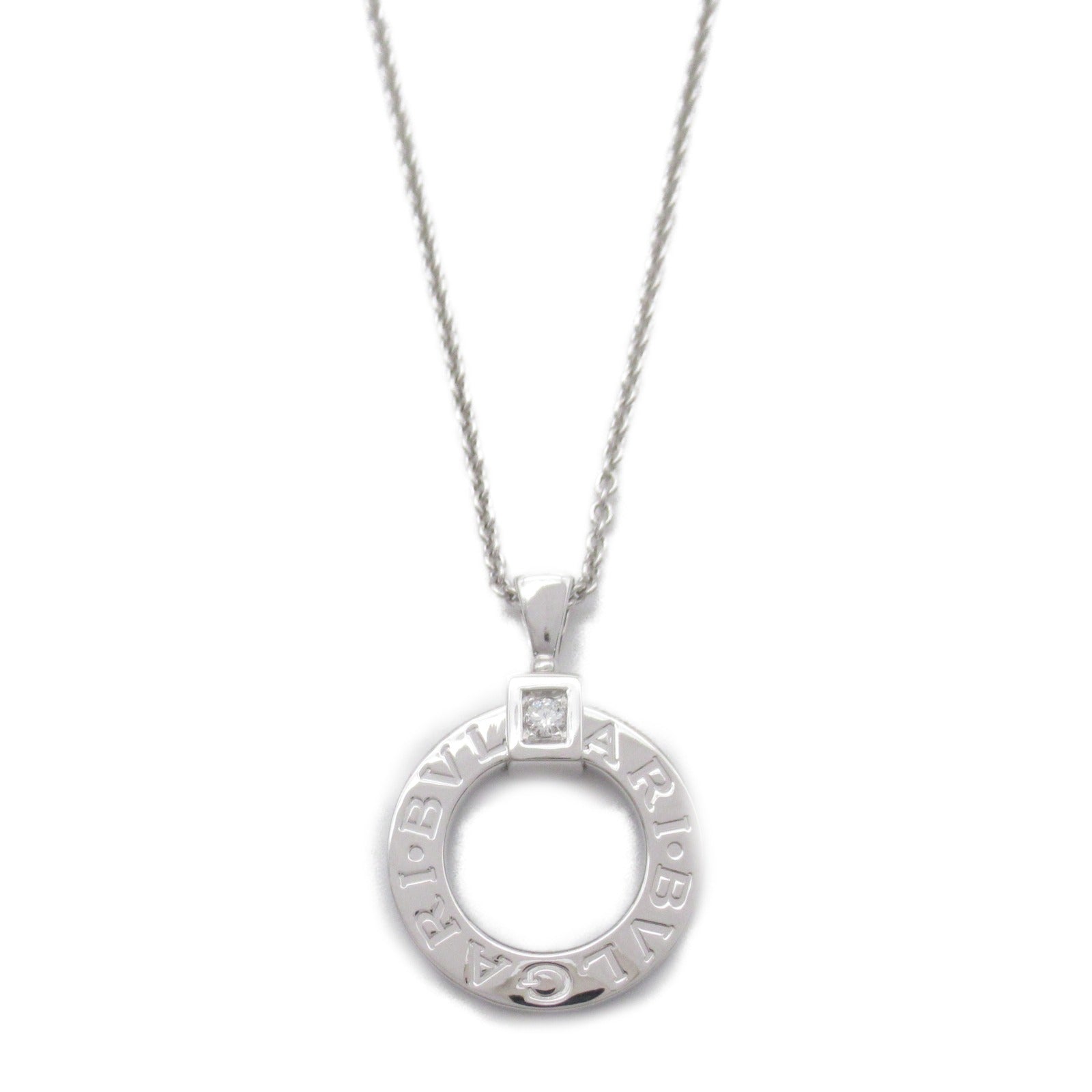 BVLGARI 【激減優惠】18K白金Bvlgari Bvlgari Diamond Necklace鑽石項鍊
