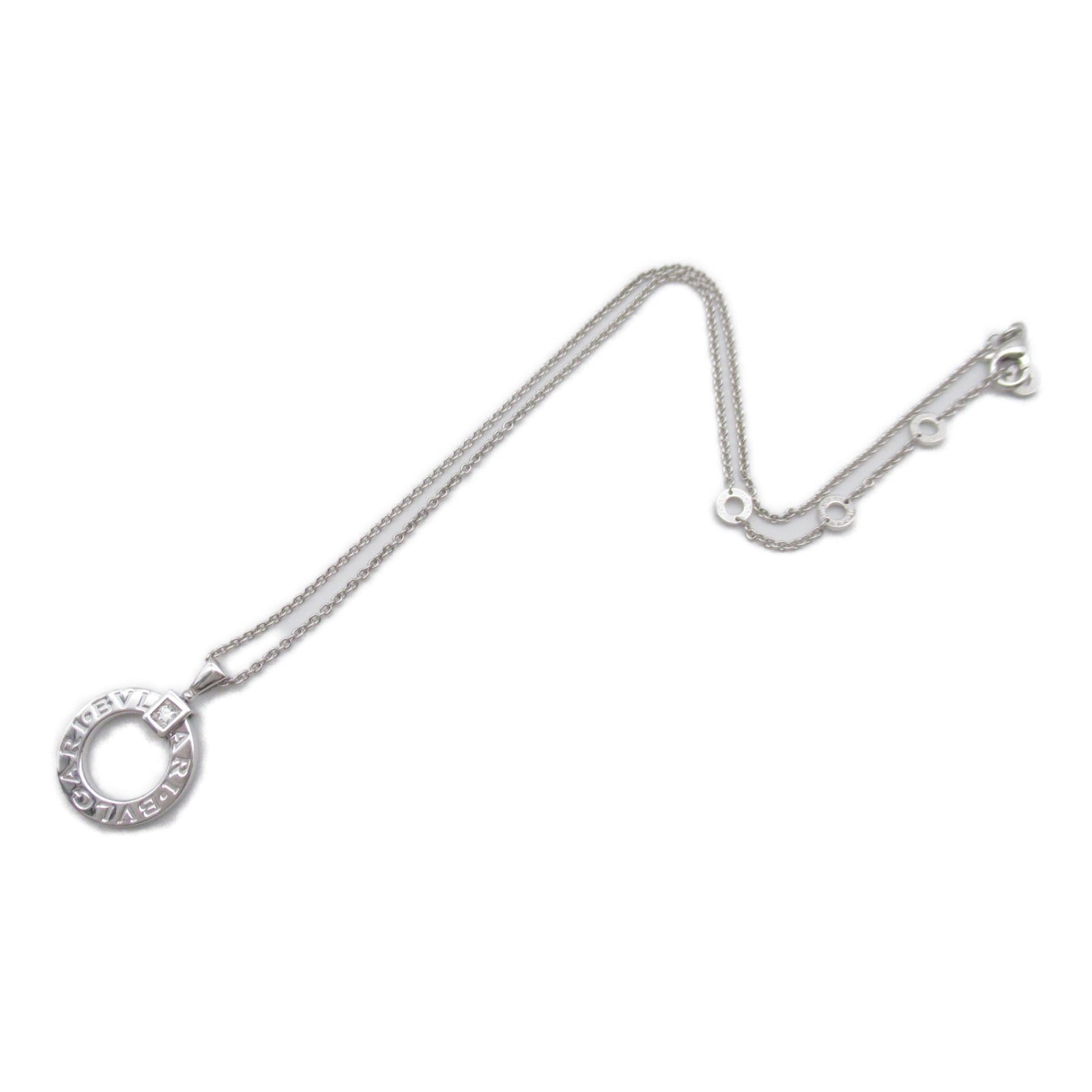 BVLGARI 【激減優惠】18K白金Bvlgari Bvlgari Diamond Necklace鑽石項鍊
