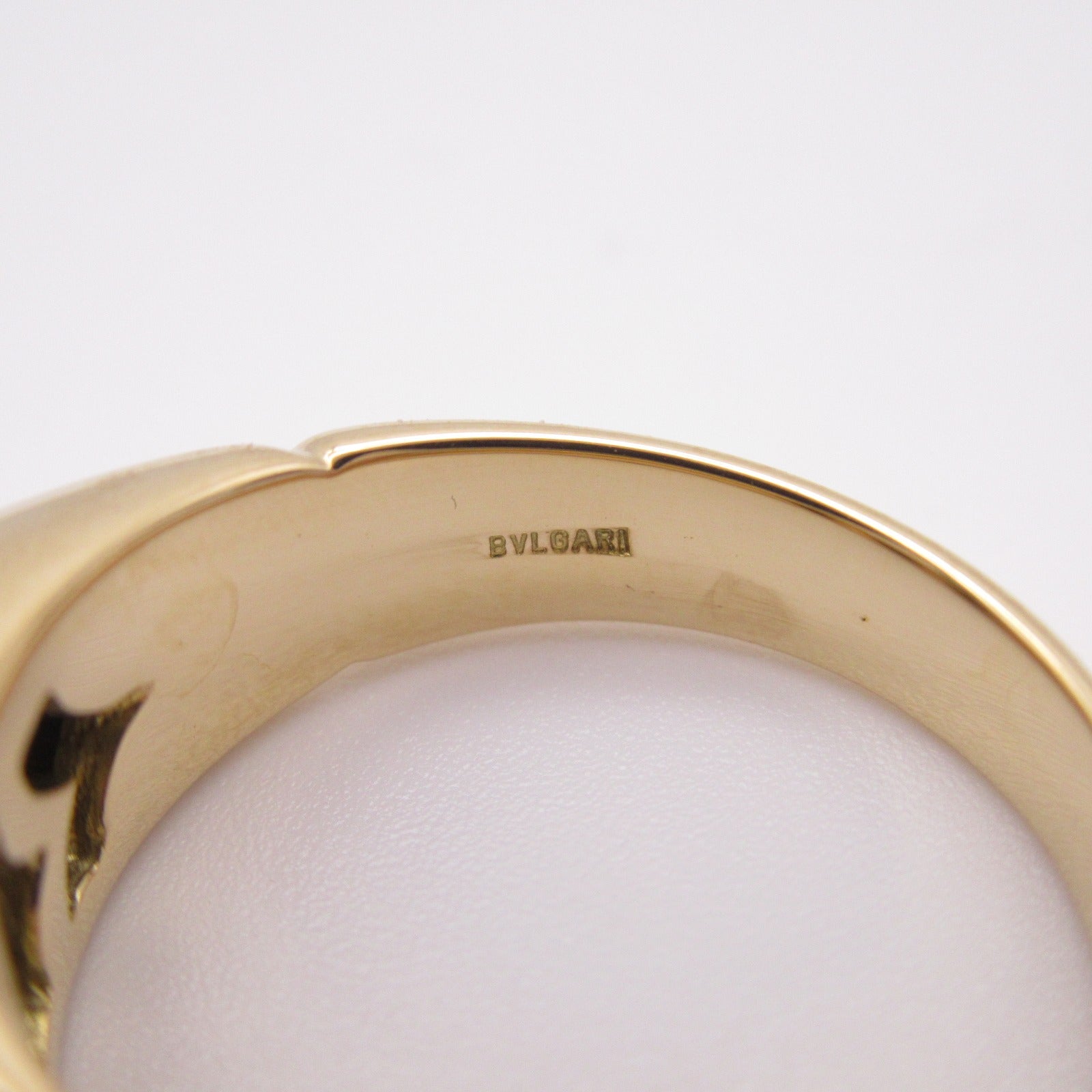 BVLGARI 18K黃金Cheltaura Diamond Ring戒指US#5.75