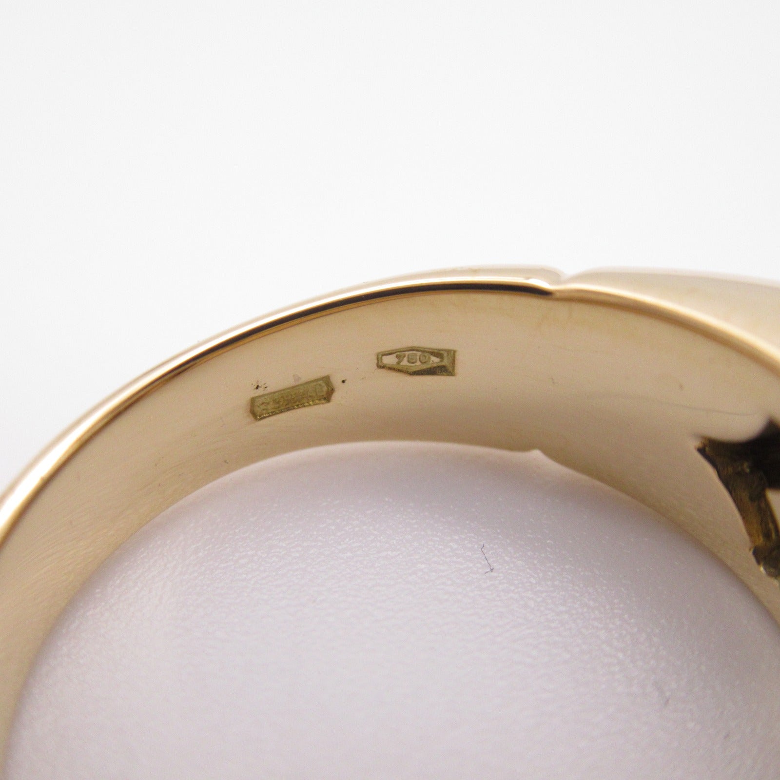 BVLGARI 18K黃金Cheltaura Diamond Ring戒指US#5.75