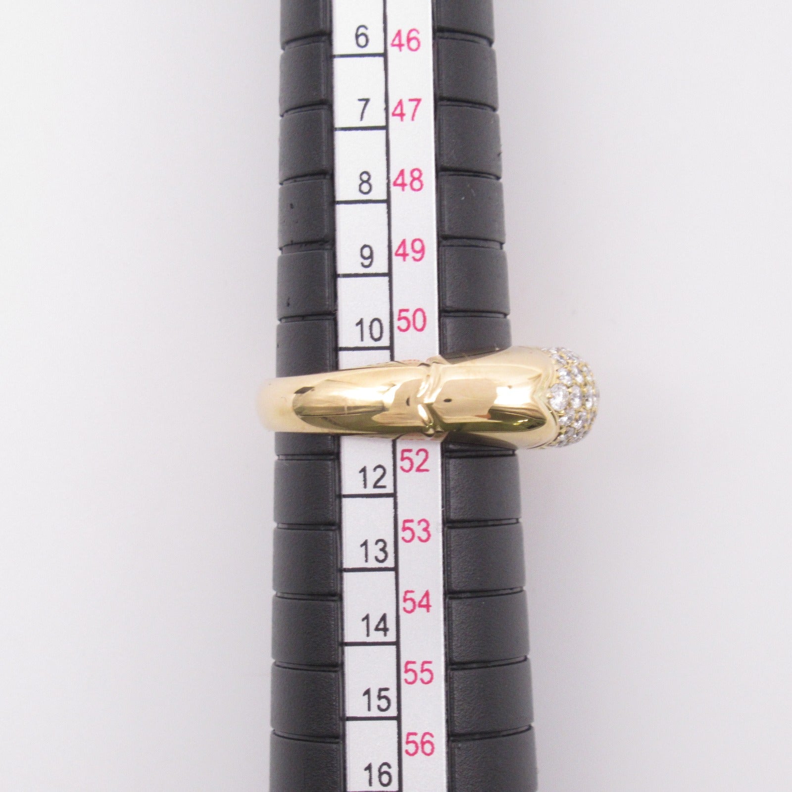 BVLGARI 18K黃金Cheltaura Diamond Ring戒指US#5.75