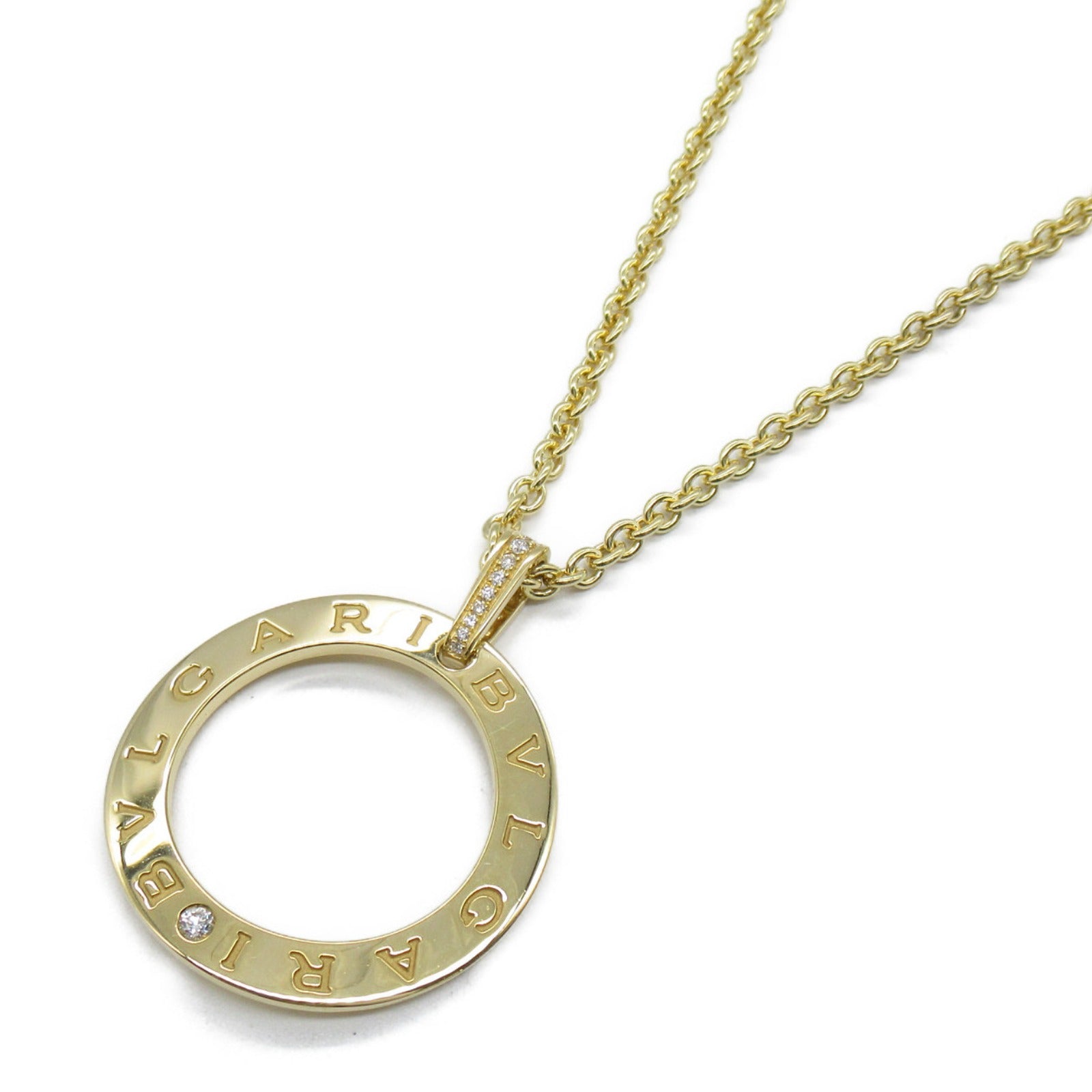 BVLGARI 【激減優惠】18K黃金Bulgari Bulgari Diamond Necklace鑽石項鍊