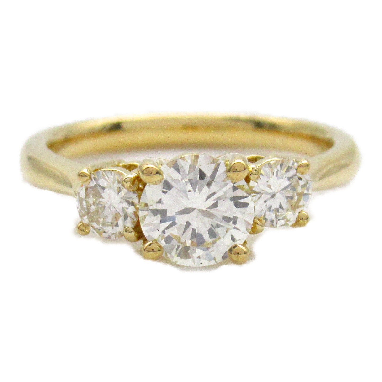 JEWELRY 【激減優惠】18K黃金Diamond Ring 0.70/0.33ct鑽石戒指US#5.5