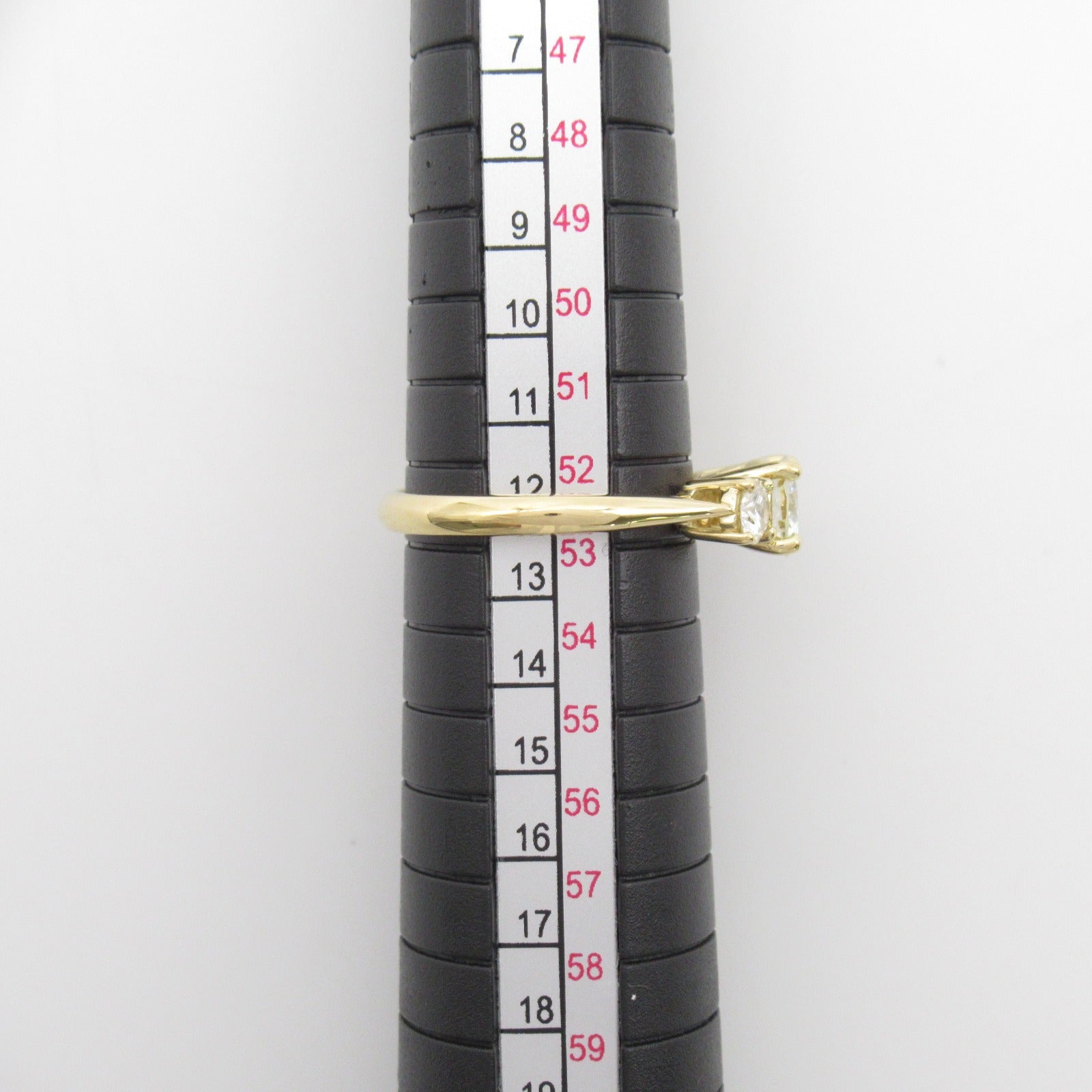 JEWELRY 【激減優惠】18K黃金Diamond Ring 0.70/0.33ct鑽石戒指US#5.5