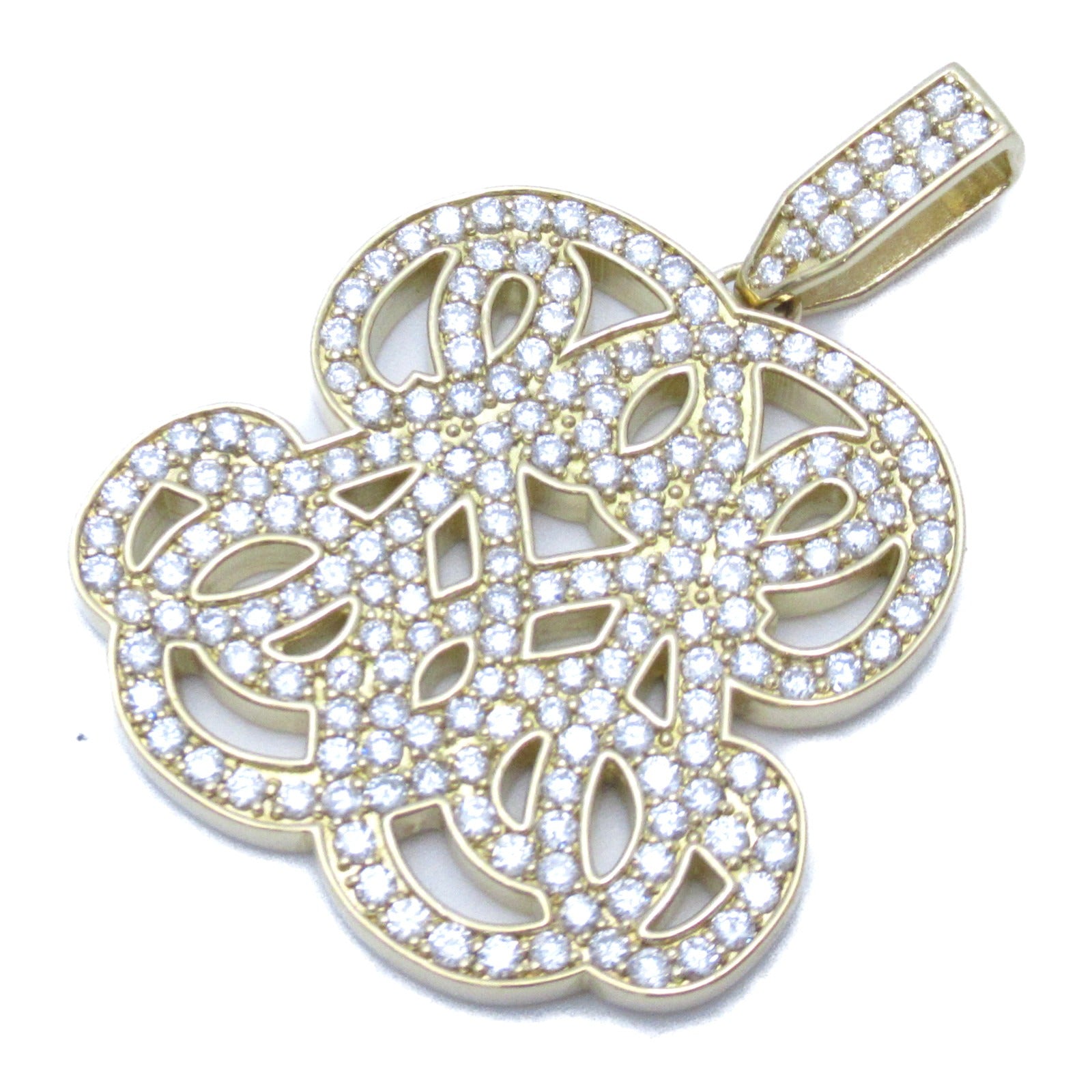 JEWELRY 【激減優惠】18K黄金Diamond Pendant 3.22ct鑽石吊墜
