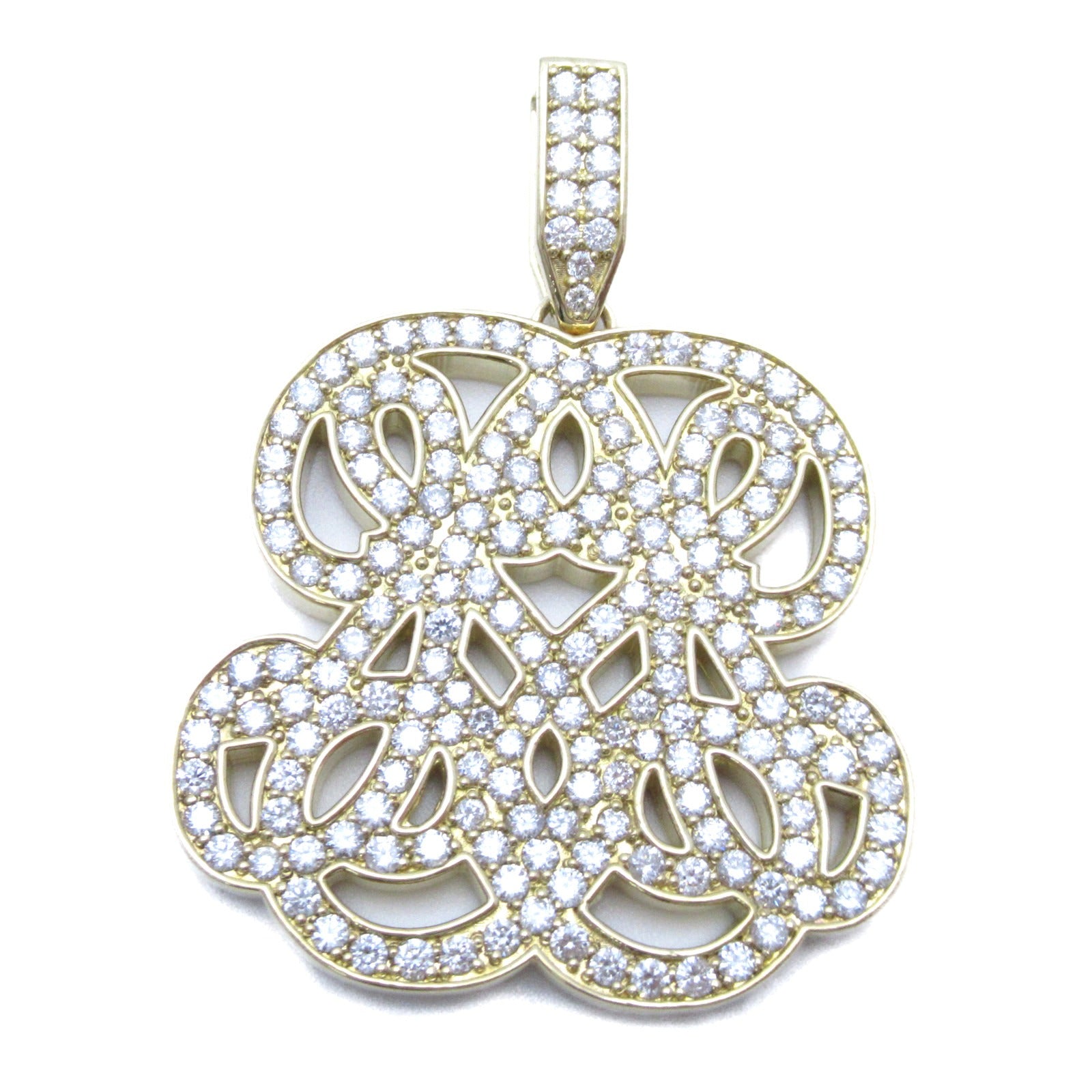 JEWELRY 【激減優惠】18K黄金Diamond Pendant 3.22ct鑽石吊墜