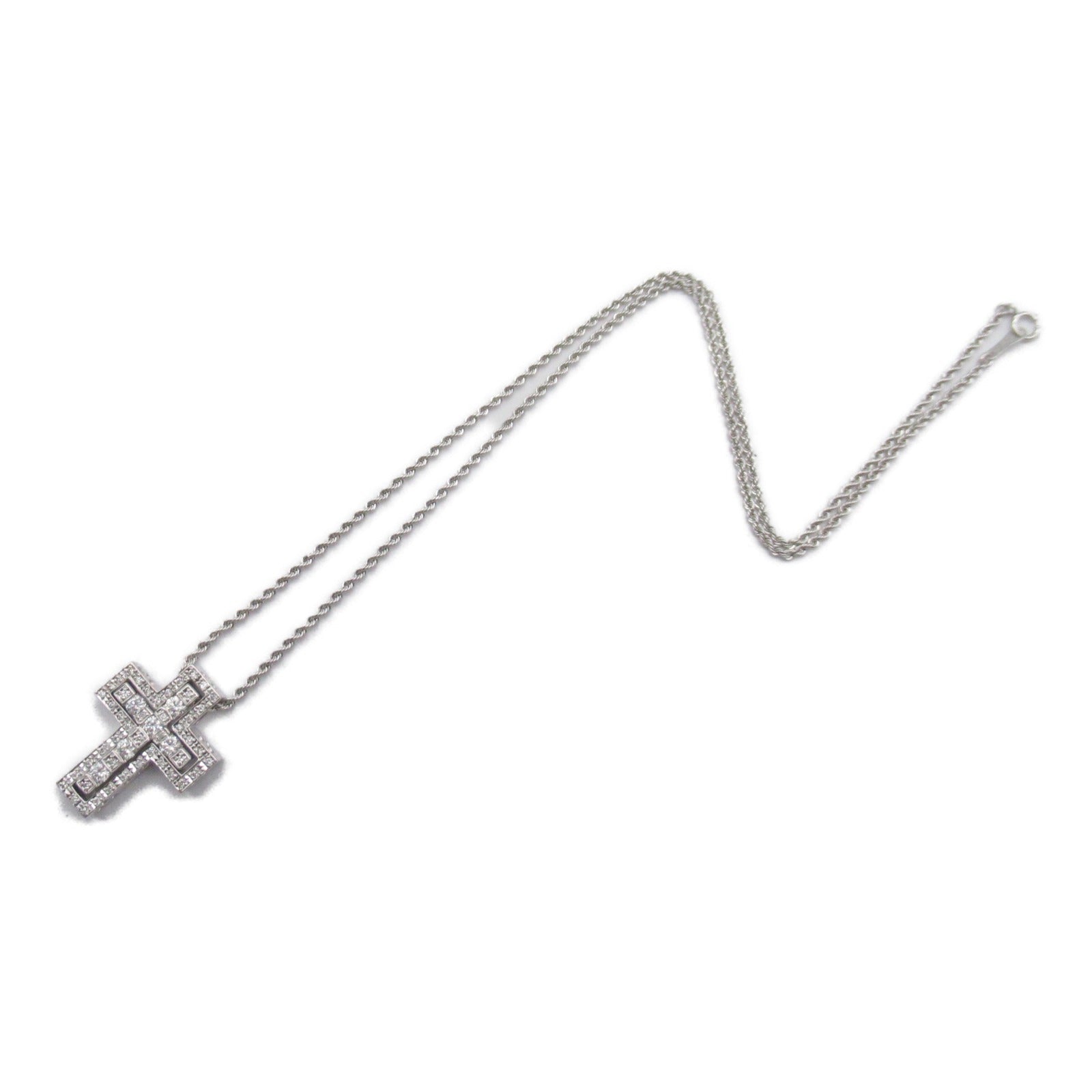 JEWELRY 【激減優惠】18K白金Diamond Necklace 0.64/0.2ct鑽石項鍊