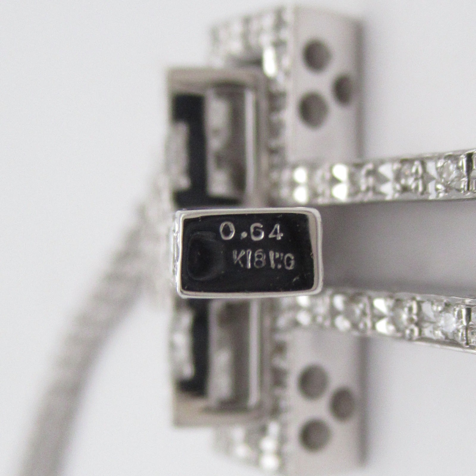 JEWELRY 【激減優惠】18K白金Diamond Necklace 0.64/0.2ct鑽石項鍊