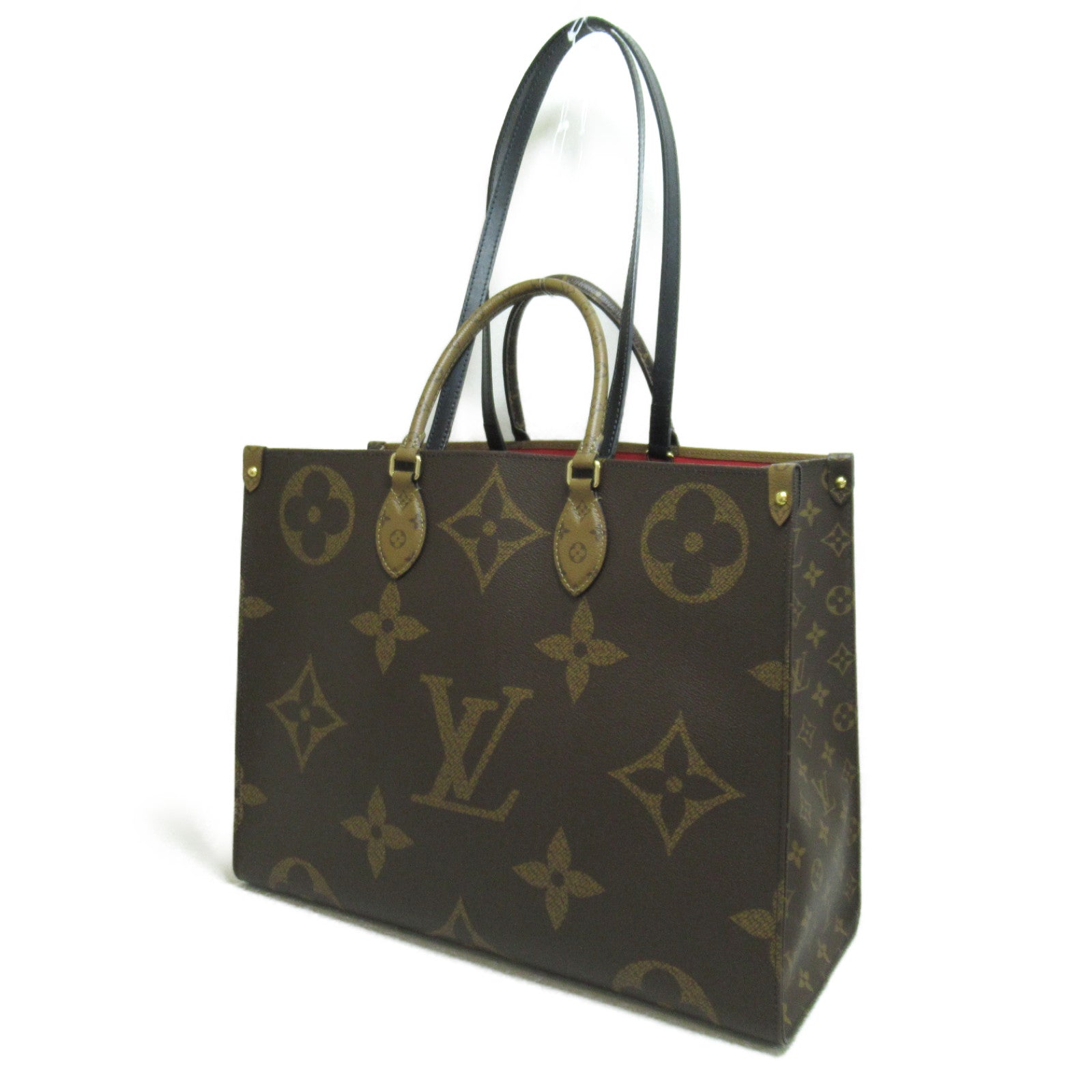 LOUIS VUITTON 【激減優惠】Monogram On The Go GM手挽肩背兩用袋啡色