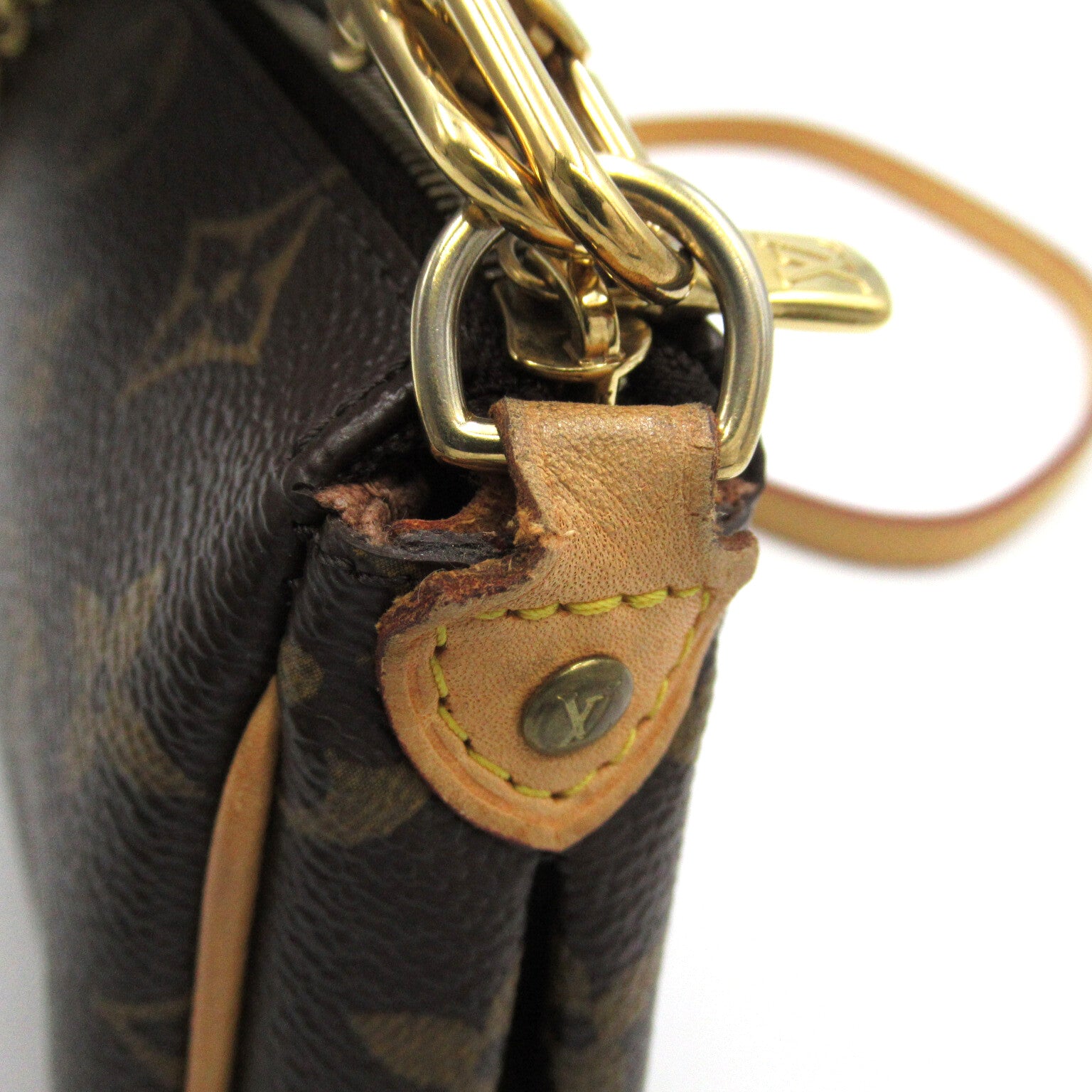 LOUIS VUITTON 【激減優惠】Monogram Eva金扣手挽肩背兩用袋啡色