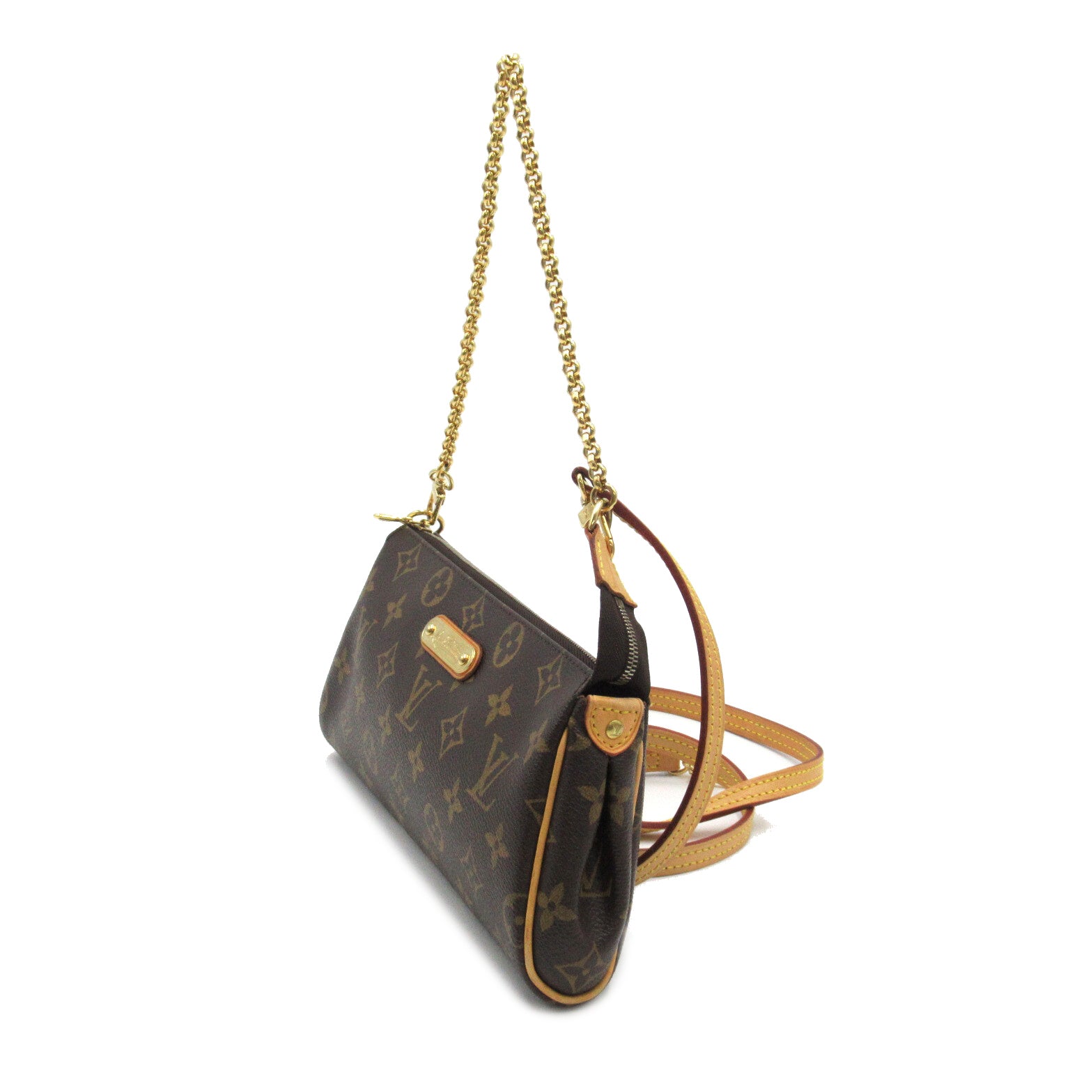 LOUIS VUITTON 【激減優惠】Monogram Eva金扣手挽肩背兩用袋啡色