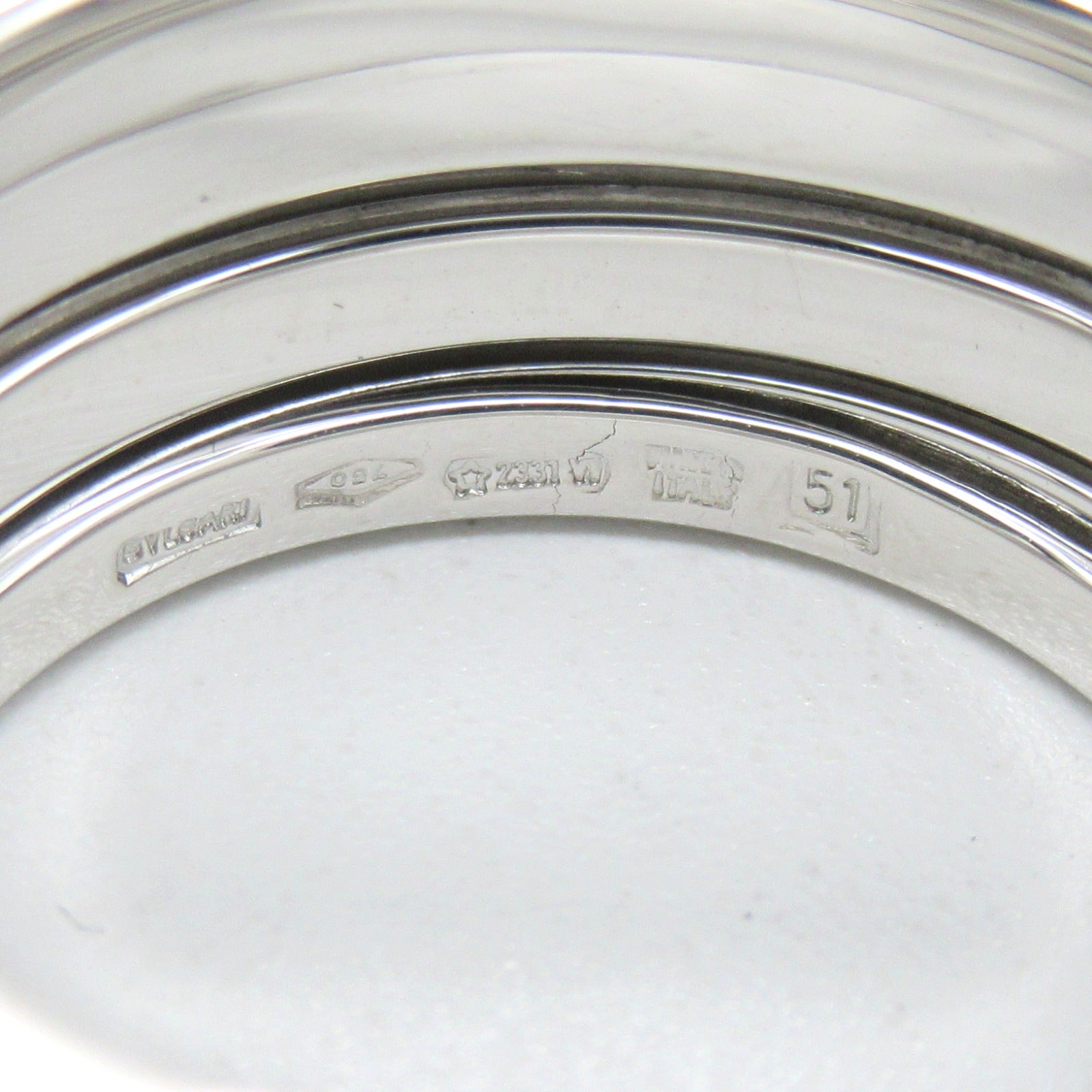 BVLGARI 【激減優惠】18K白金B-zero1 3 Band Ring戒指US#5.25 Bvlgari#51