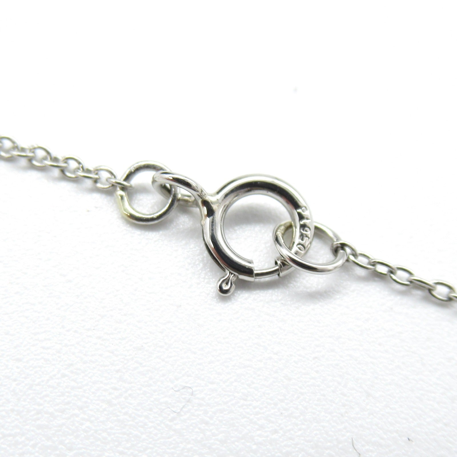 TIFFANY＆CO PT950鉑金Diamond Necklace Nedium鑽石項鍊