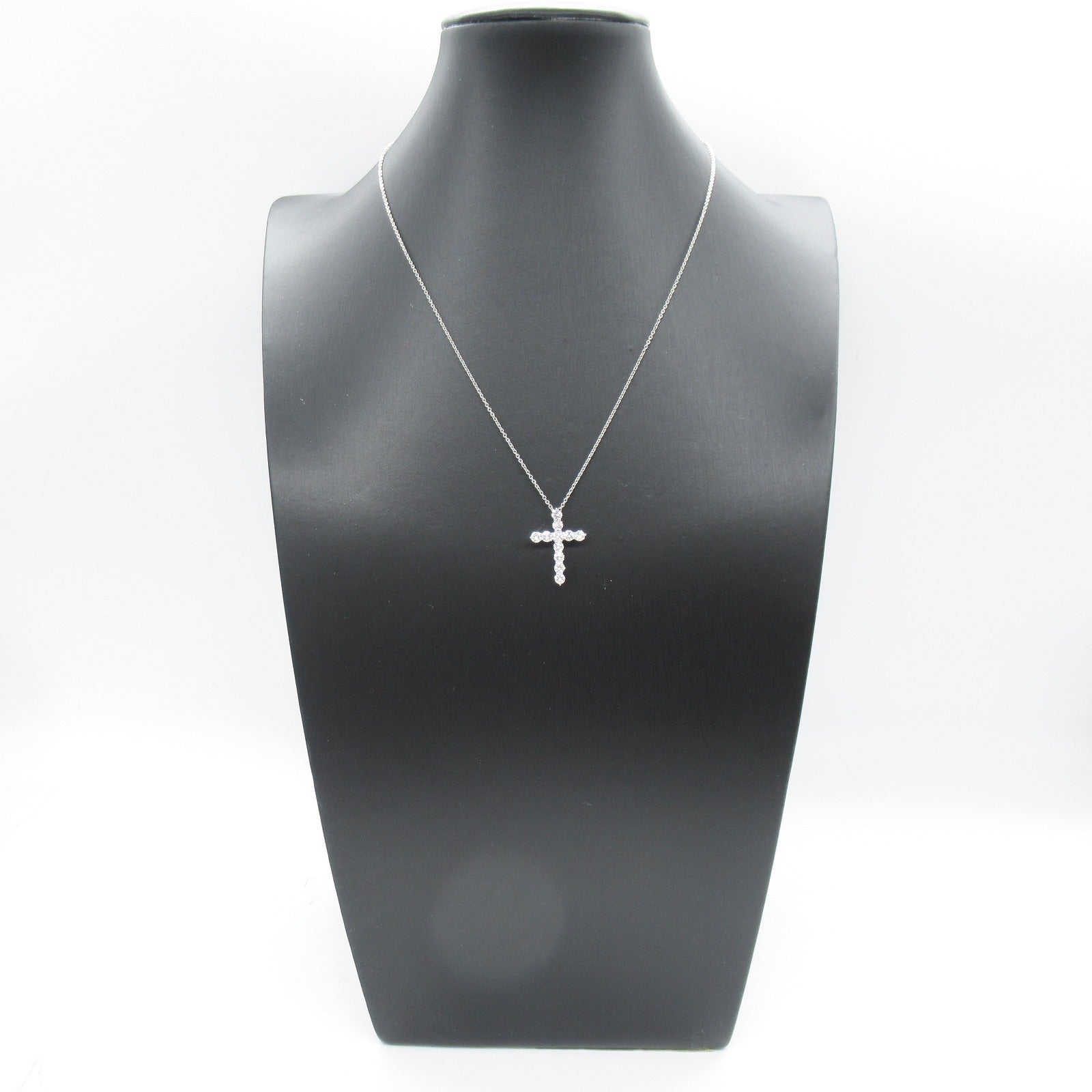 TIFFANY＆CO PT950鉑金Diamond Necklace Nedium鑽石項鍊