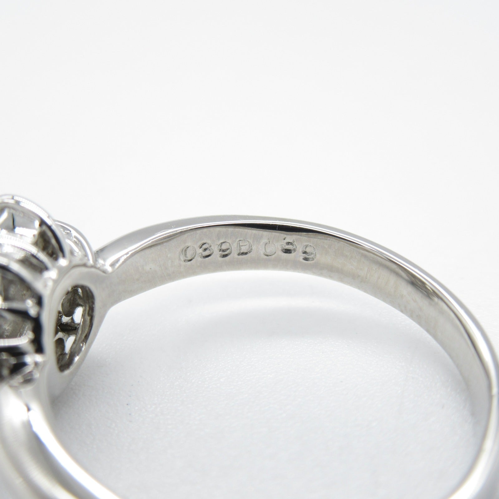 JEWELRY 【激減優惠】PT900鉑金Diamond Ring 0.39/0.39ct鑽石戒指US#6.25