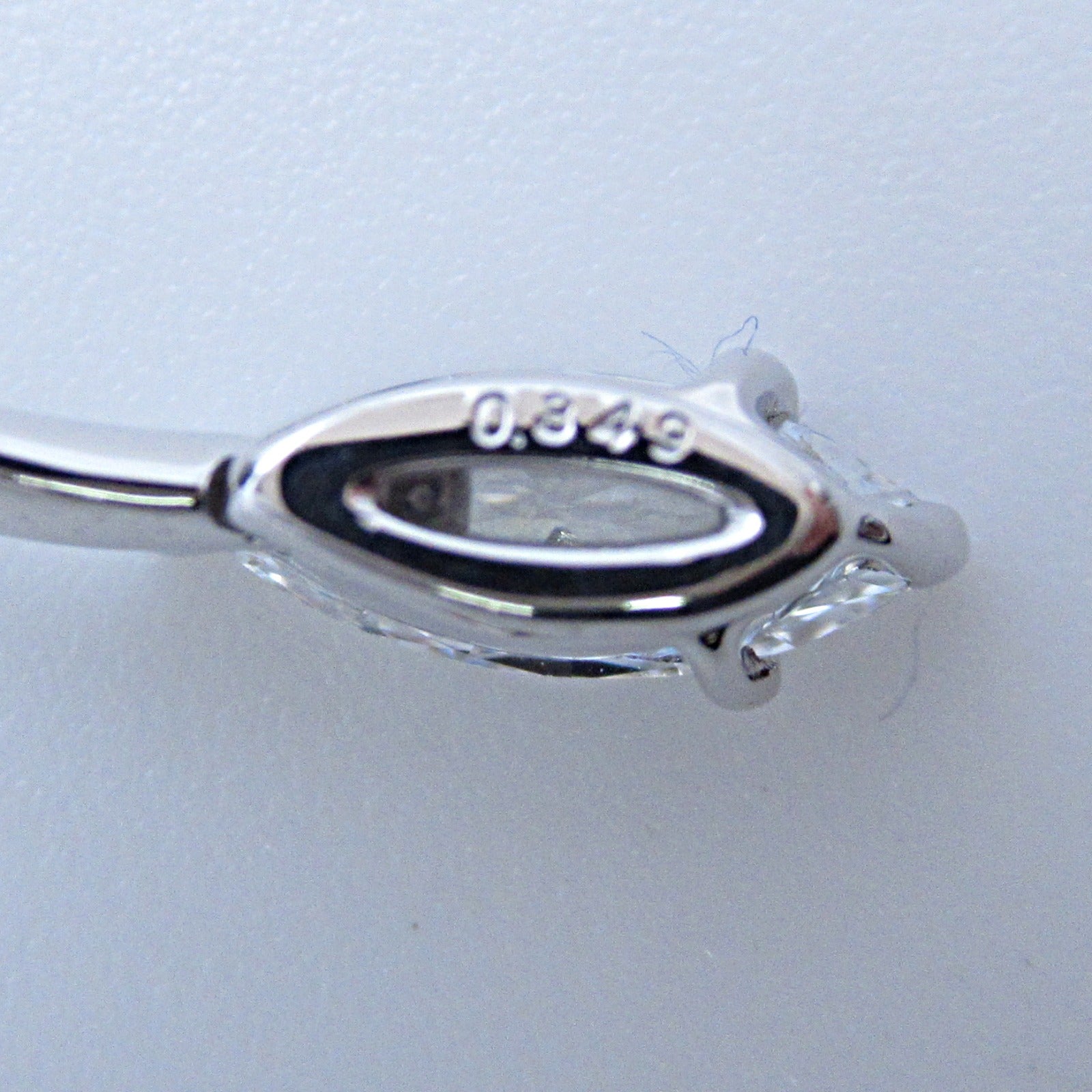JEWELRY 【激減優惠】18K白金Diamond Necklace 0.349/0.344ct鑽石項鍊