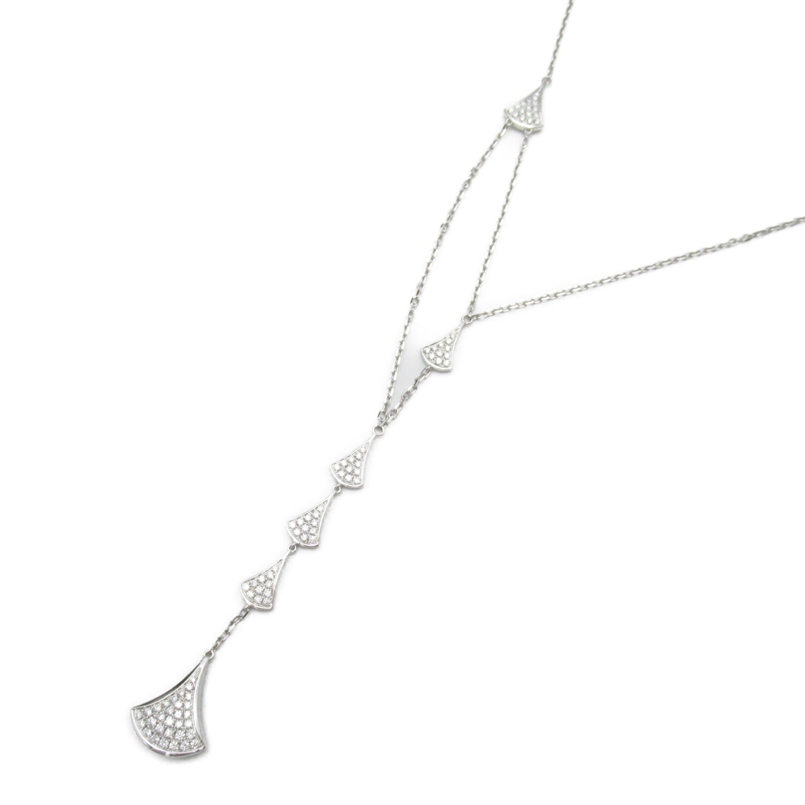 JEWELRY 18K白金Diamond Necklace1.251ct鑽石項鍊#80cm