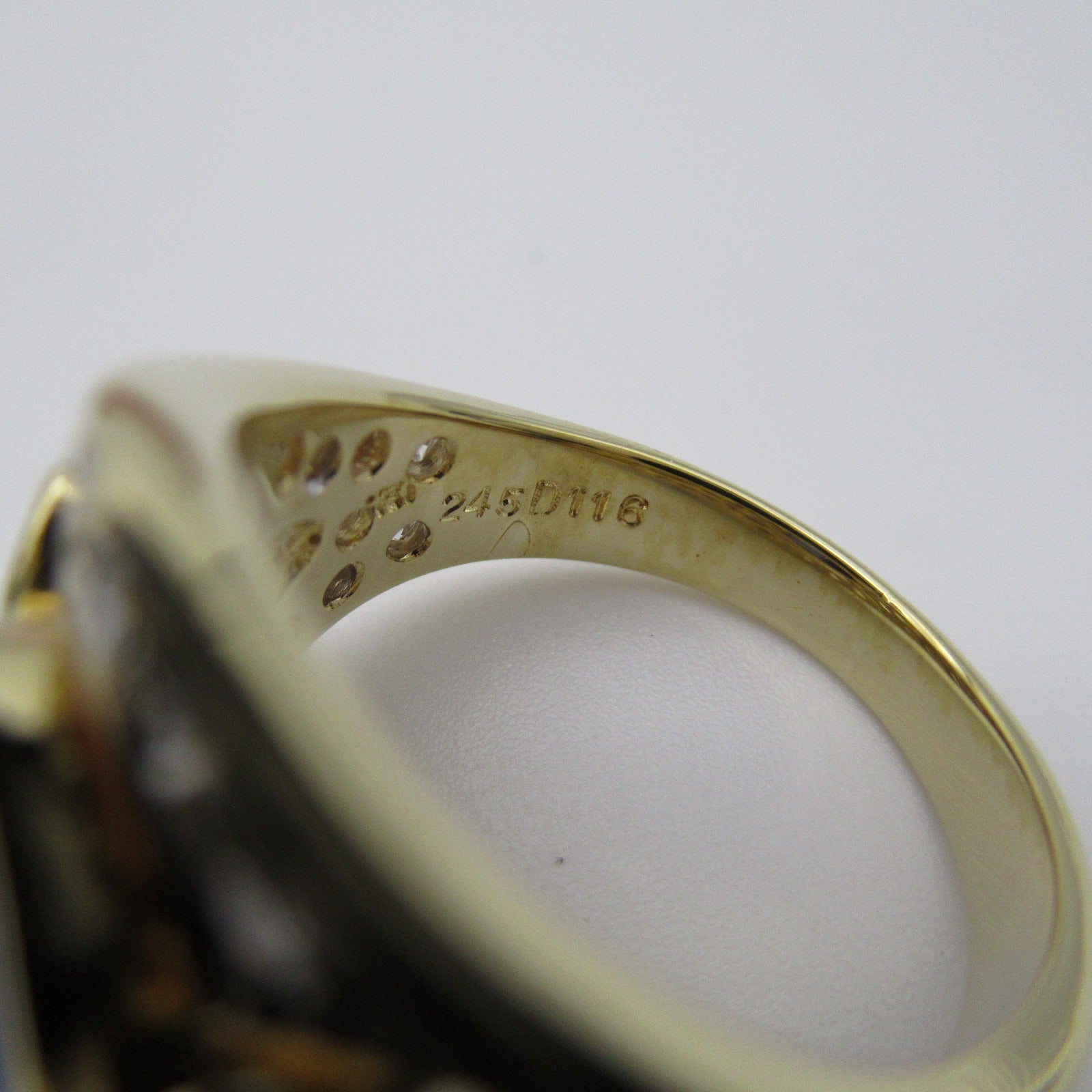 JEWELRY 【激減優惠】18K黄金Sapphire Diamond Ring 2.45ct藍寶石/1.16ct鑽石戒指US#6.5