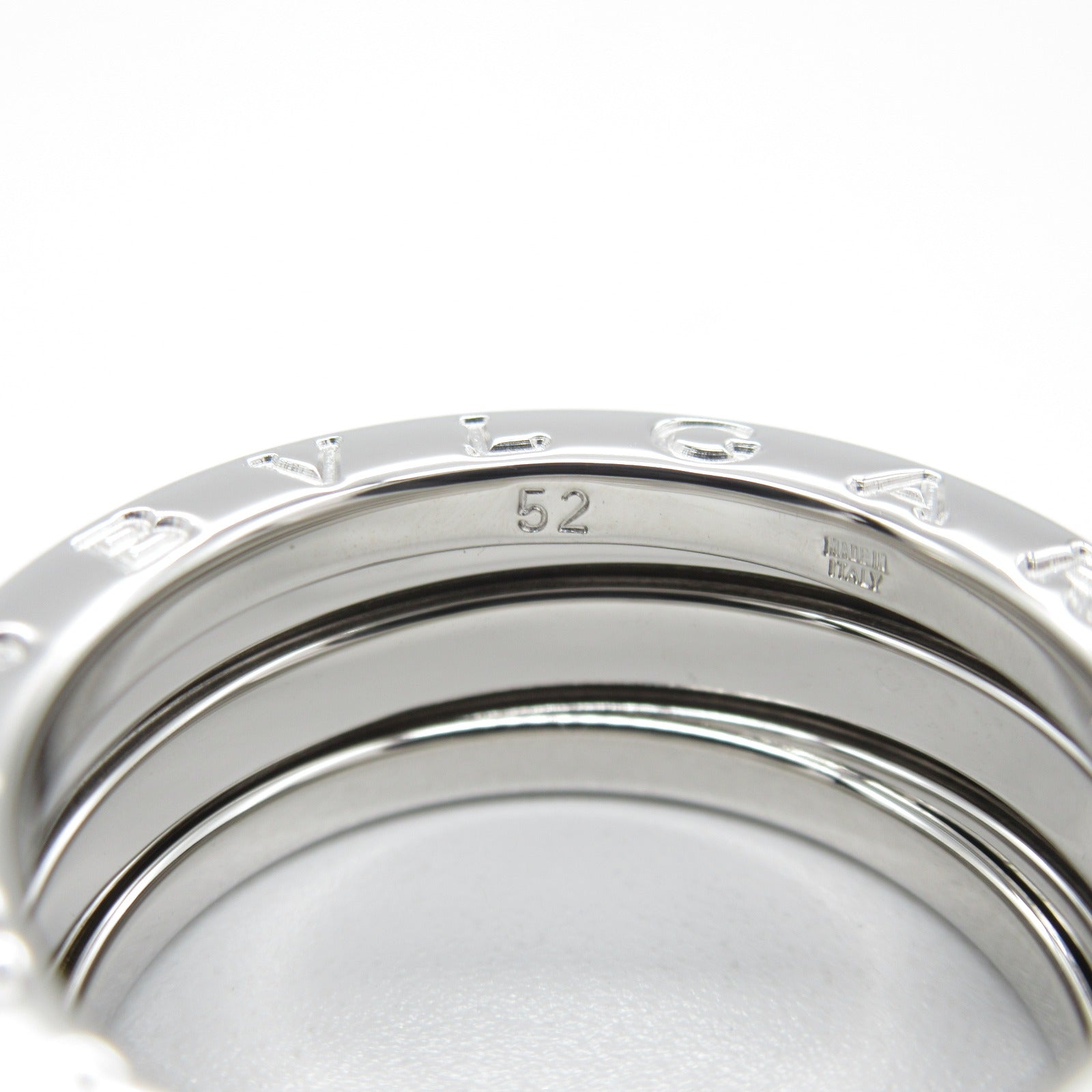 BVLGARI 18K白金B-zero1 Ring戒指US#6 Bvlgari#52