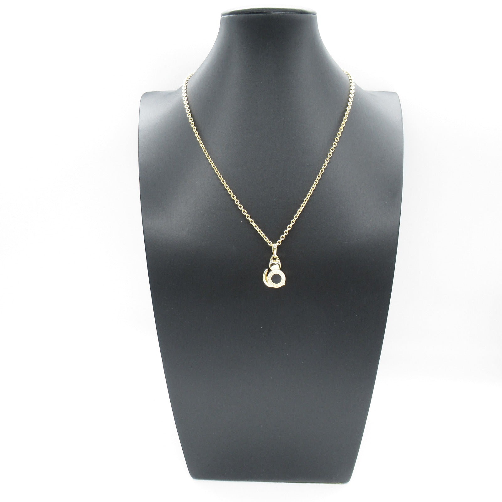 BVLGARI 【激減優惠】18K黃金Bulgari Bulgari Necklace Onyx Cat項鍊