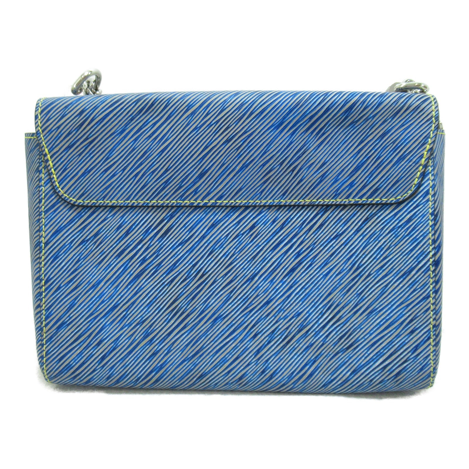 LOUIS VUITTON 【清倉大減價】Epi Twist MM金扣手挽袋藍色