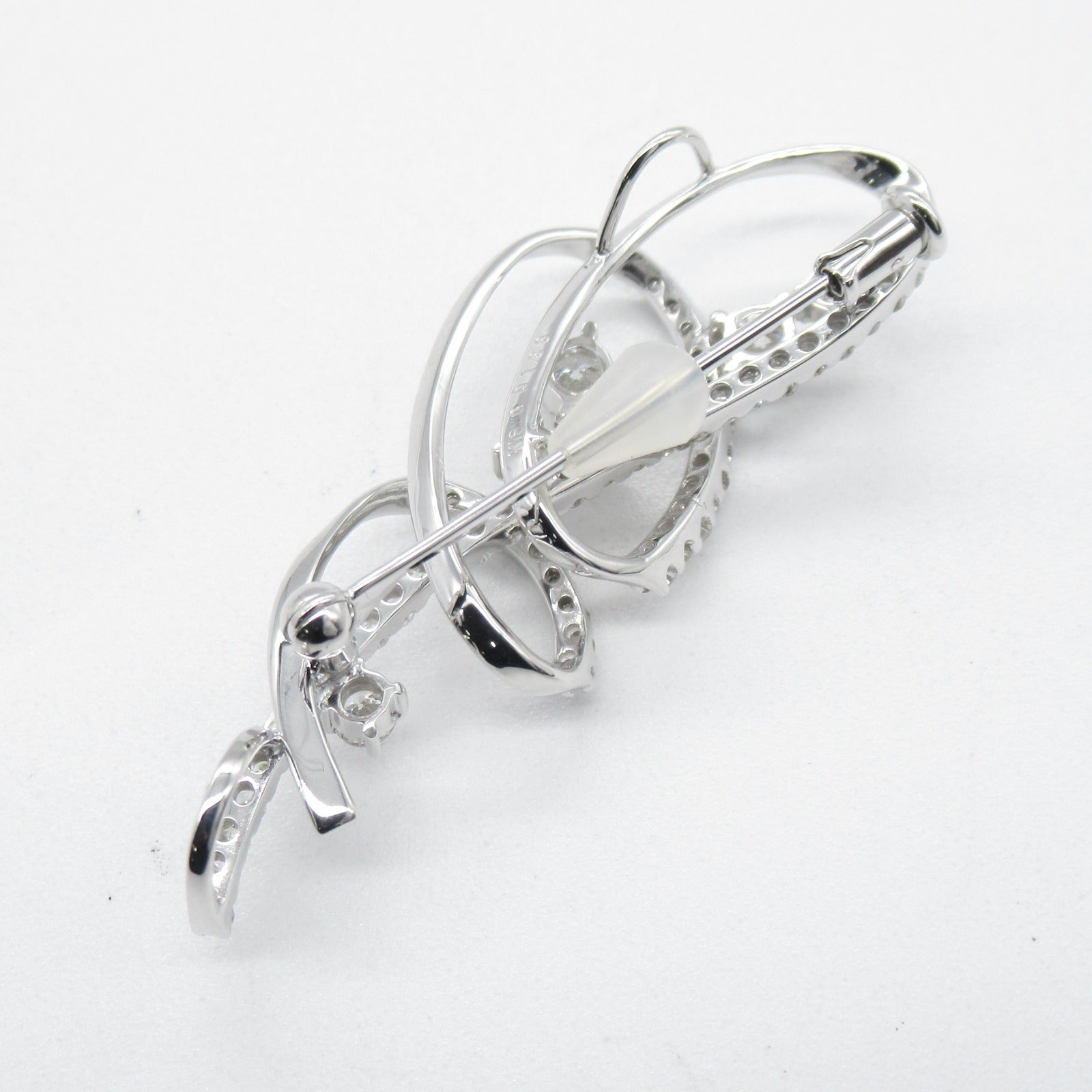 JEWELRY 【激減優惠】18K/14K白金Diamond Brooch 1.33ct鑽石吊墜