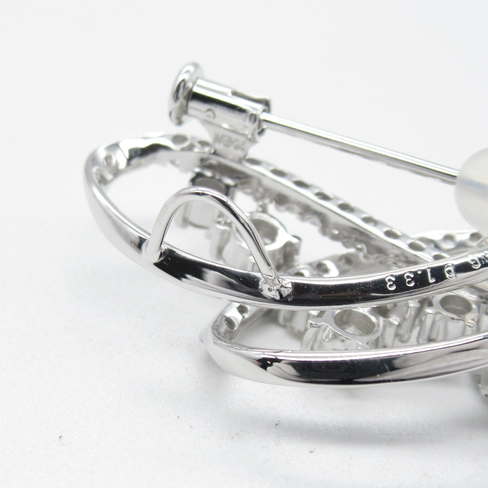 JEWELRY 【激減優惠】18K/14K白金Diamond Brooch 1.33ct鑽石吊墜