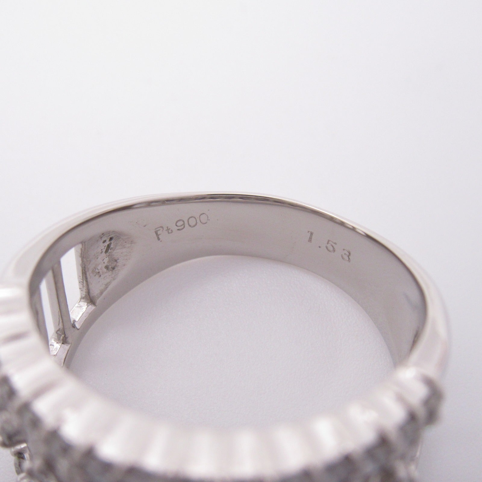 JEWELRY 【激減優惠】PT900鉑金Diamond Ring 1.53ct鑽石戒指US#9.25