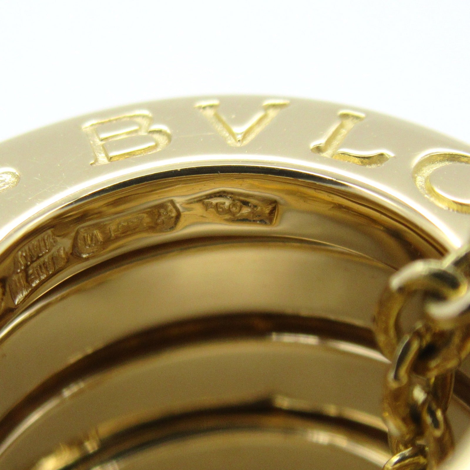 BVLGARI 【激減優惠】18K黃金B-zero1項鍊金色