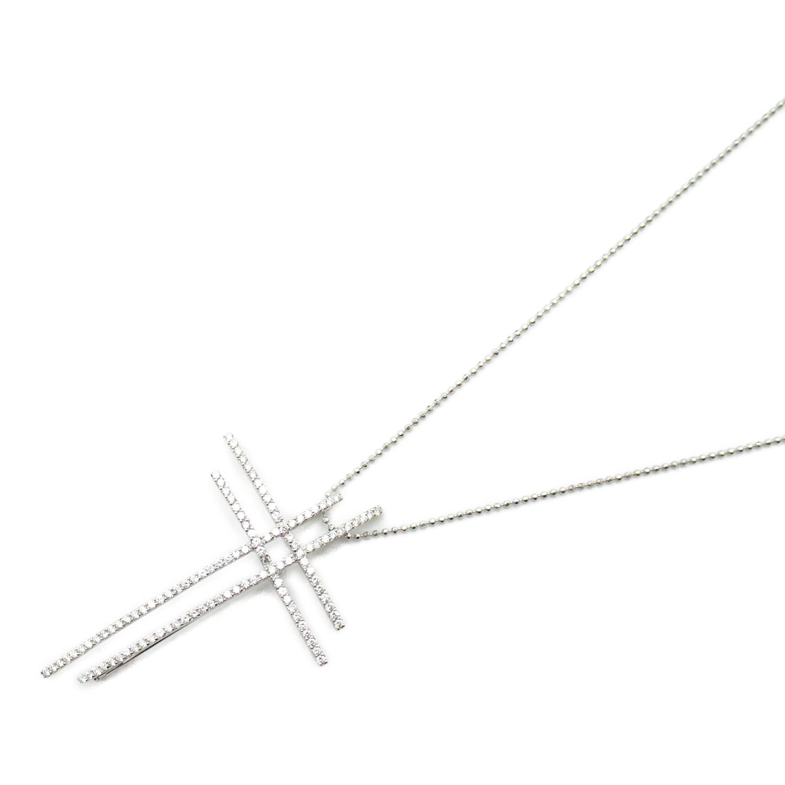 JEWELRY 【激減優惠】14K/18K白金Diamond Necklace 1.45ct鑽石項鍊