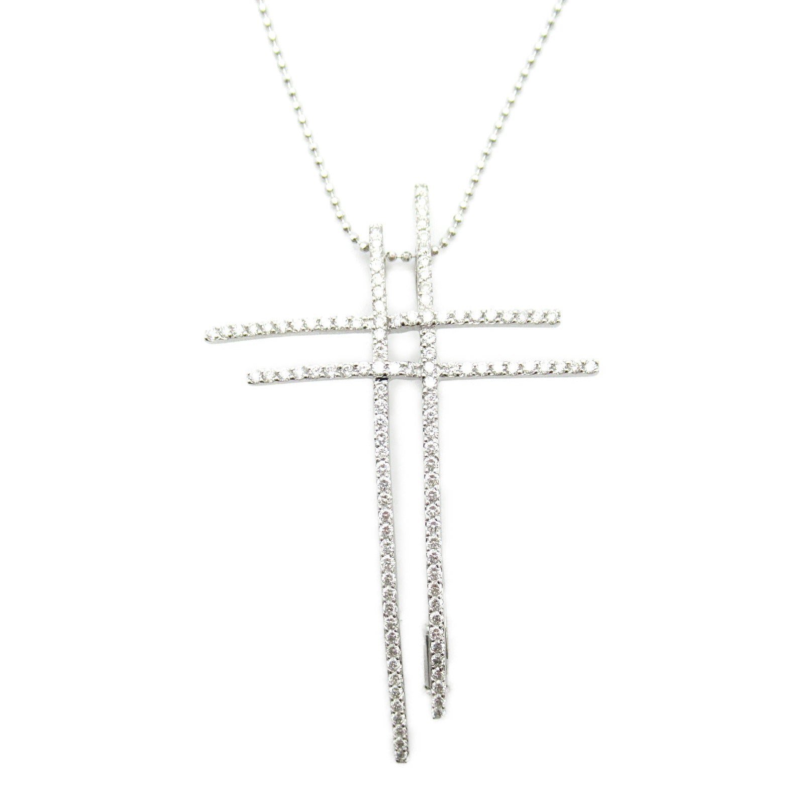 JEWELRY 【激減優惠】14K/18K白金Diamond Necklace 1.45ct鑽石項鍊
