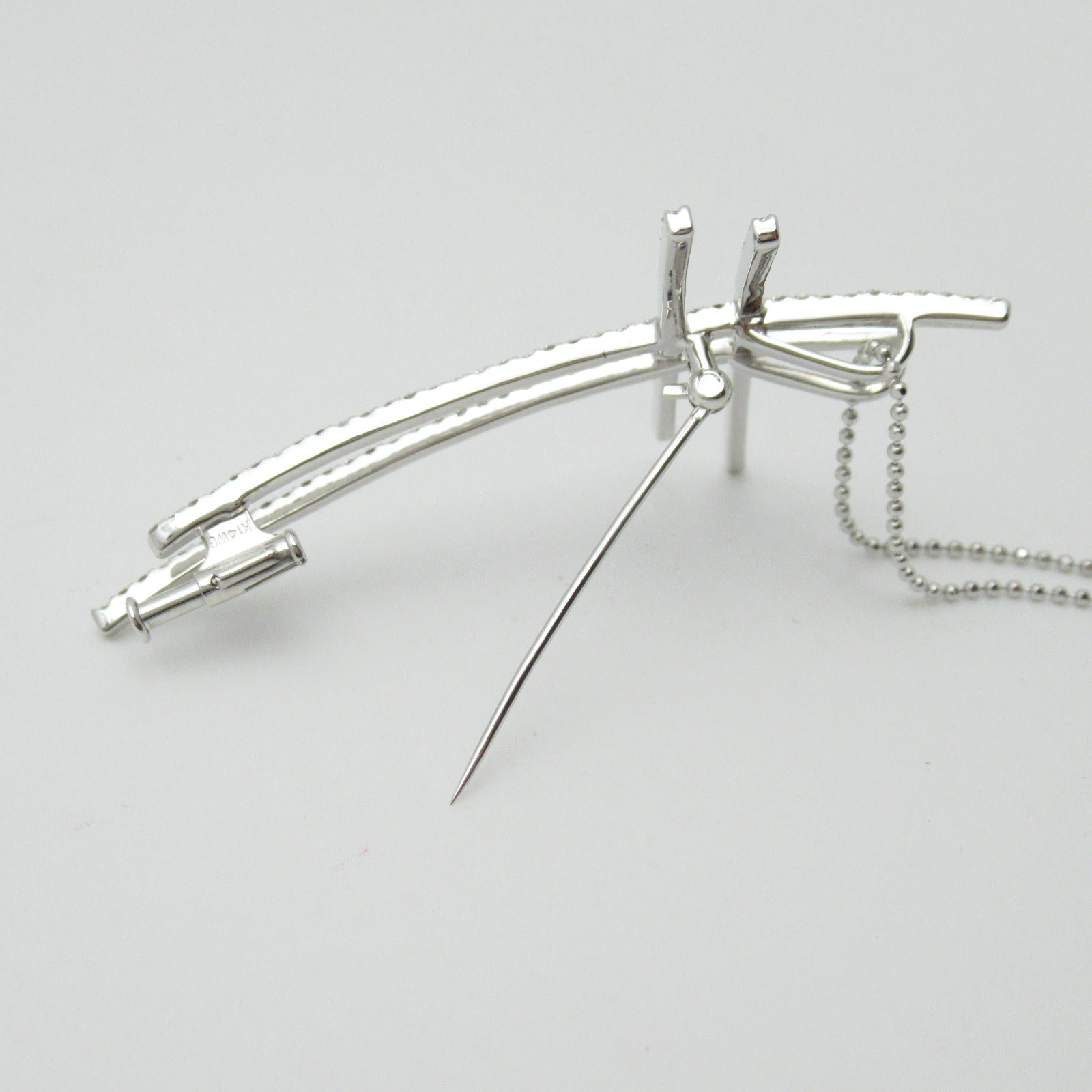 JEWELRY 【激減優惠】14K/18K白金Diamond Necklace 1.45ct鑽石項鍊