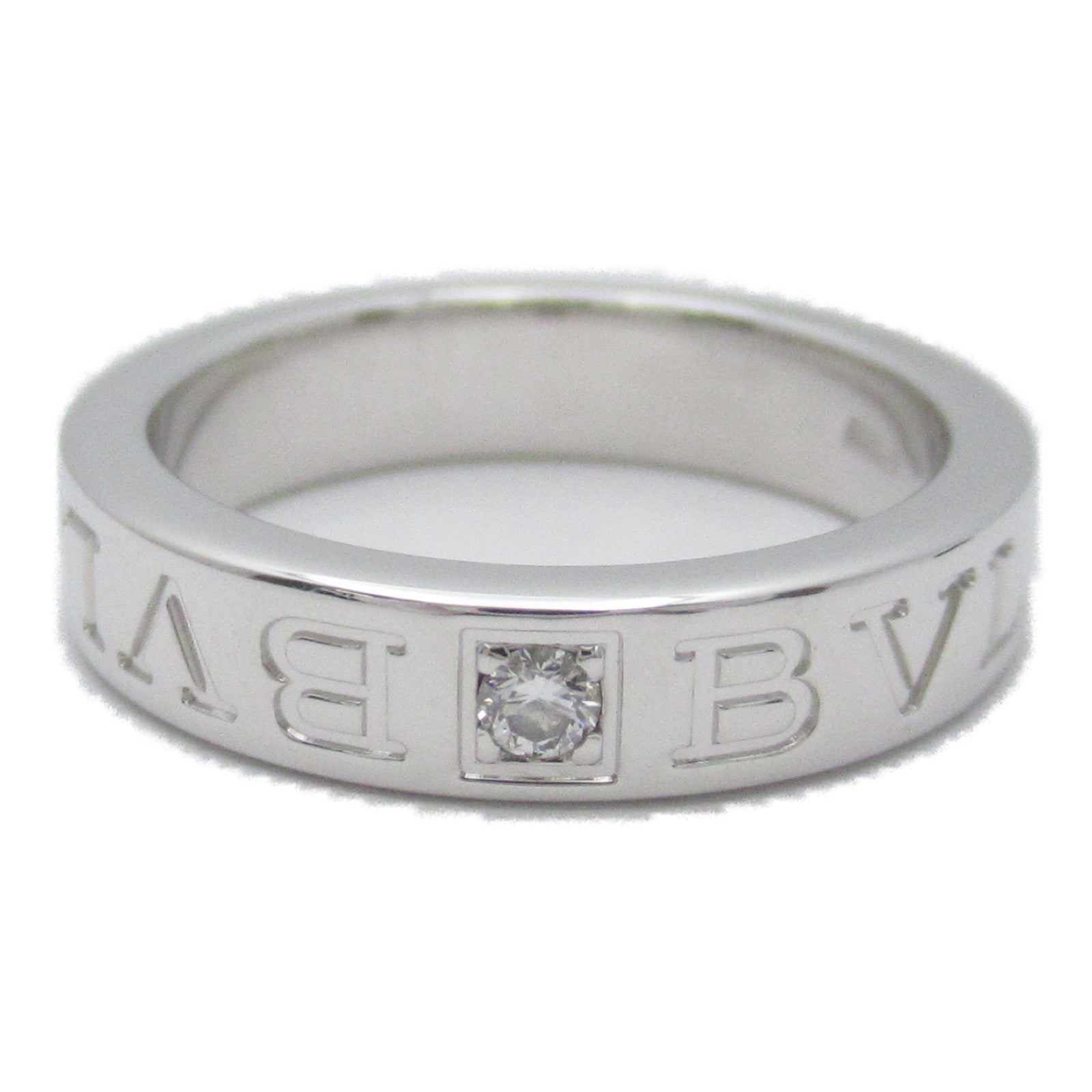 BVLGARI 18K白金Bvlgari Bvlgari 1D Diamond Ring鑽石戒指