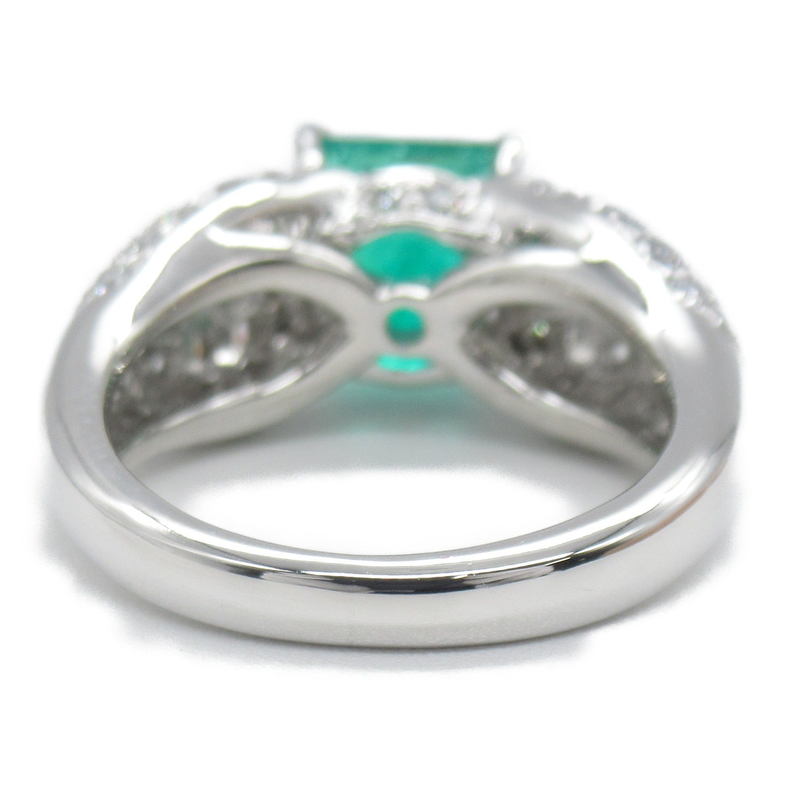 JEWELRY 【激減優惠】18K白金Emerald Ring 2.27ct綠寶石/1.30ct鑽石戒指US#5.5