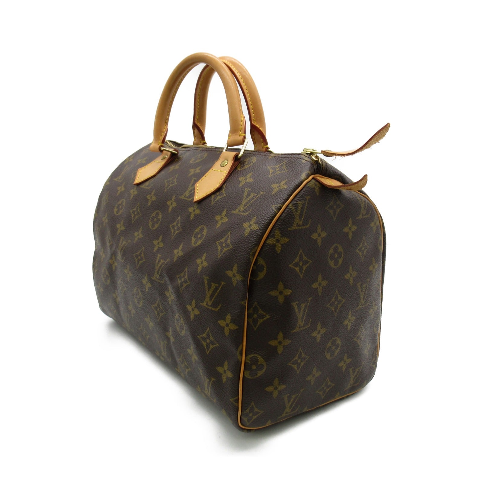 LOUIS VUITTON 【激減優惠】Monogram Speedy 30 Hand Bag金扣手提袋啡色