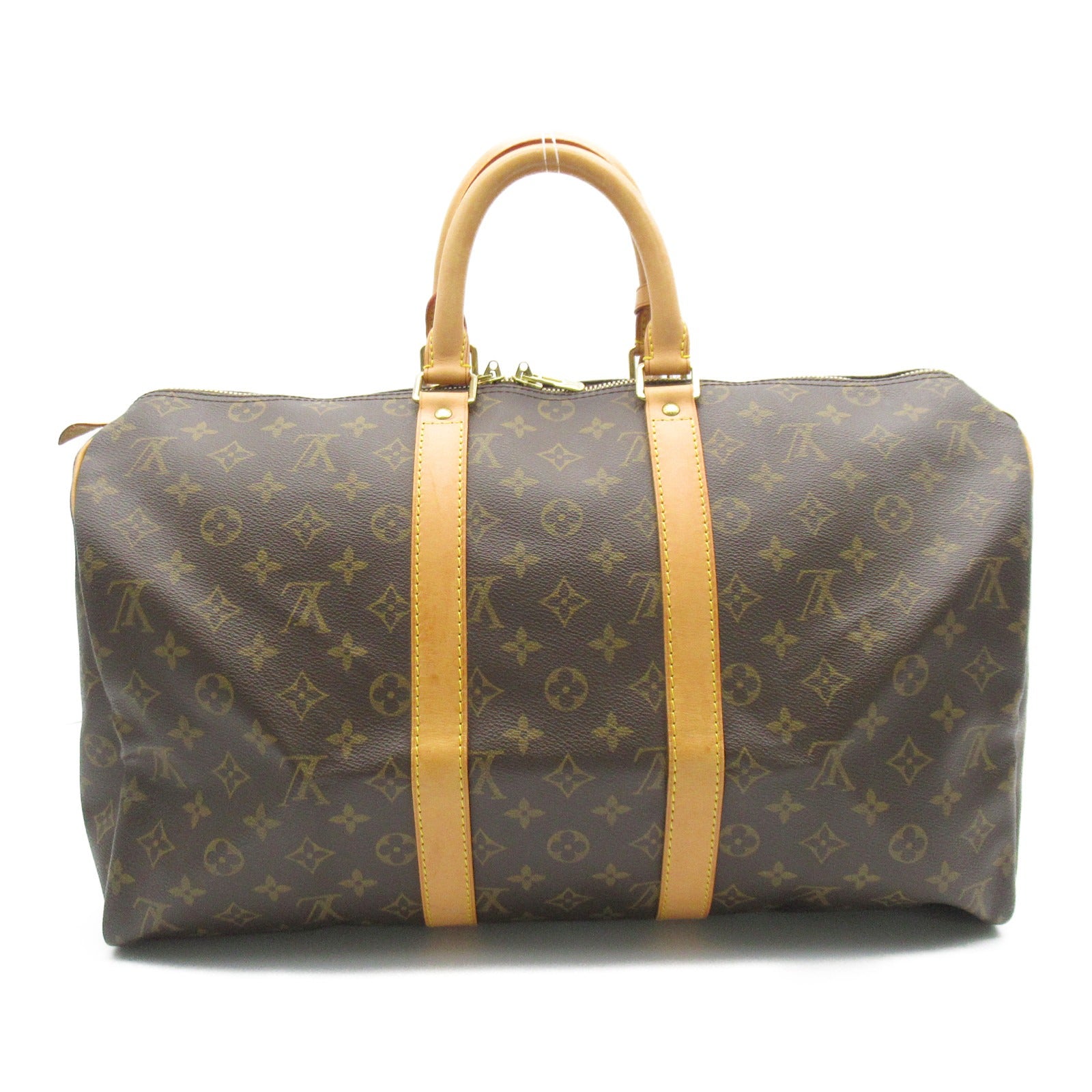 LOUIS VUITTON Monogram Keepall 45手挽袋啡色
