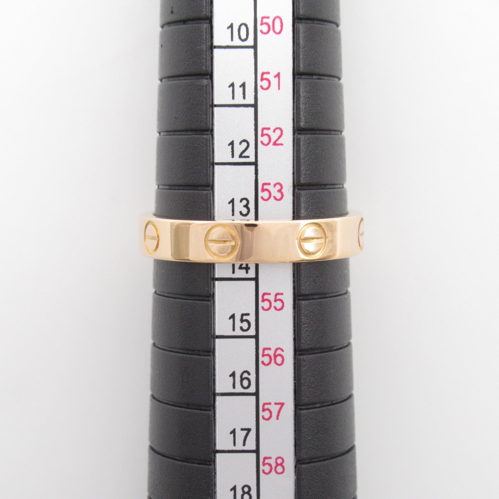 CARTIER 18K玫瑰金Mini Love Ring戒指US#7/Cartier#54
