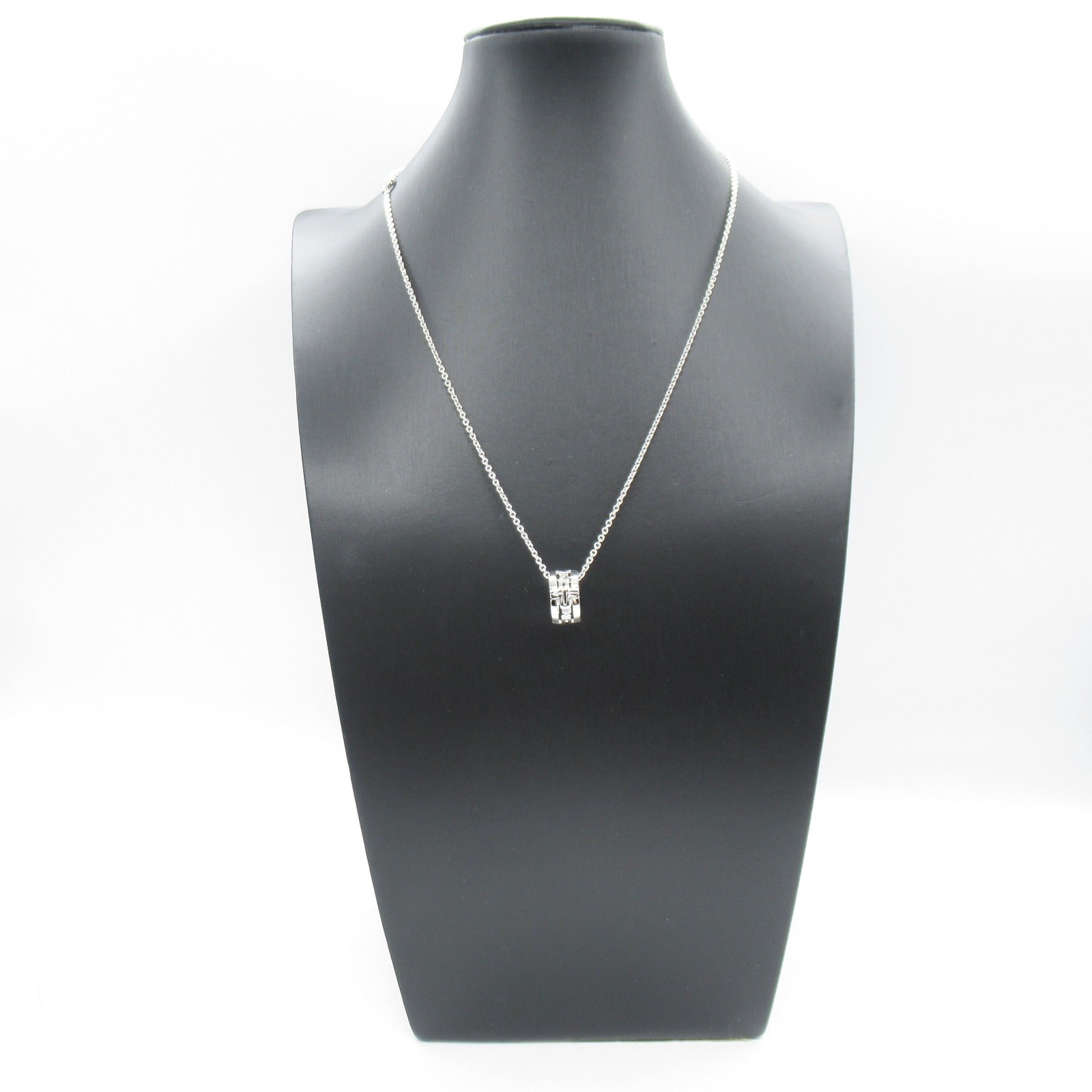 BVLGARI 18K白金Parentesi項鍊銀色