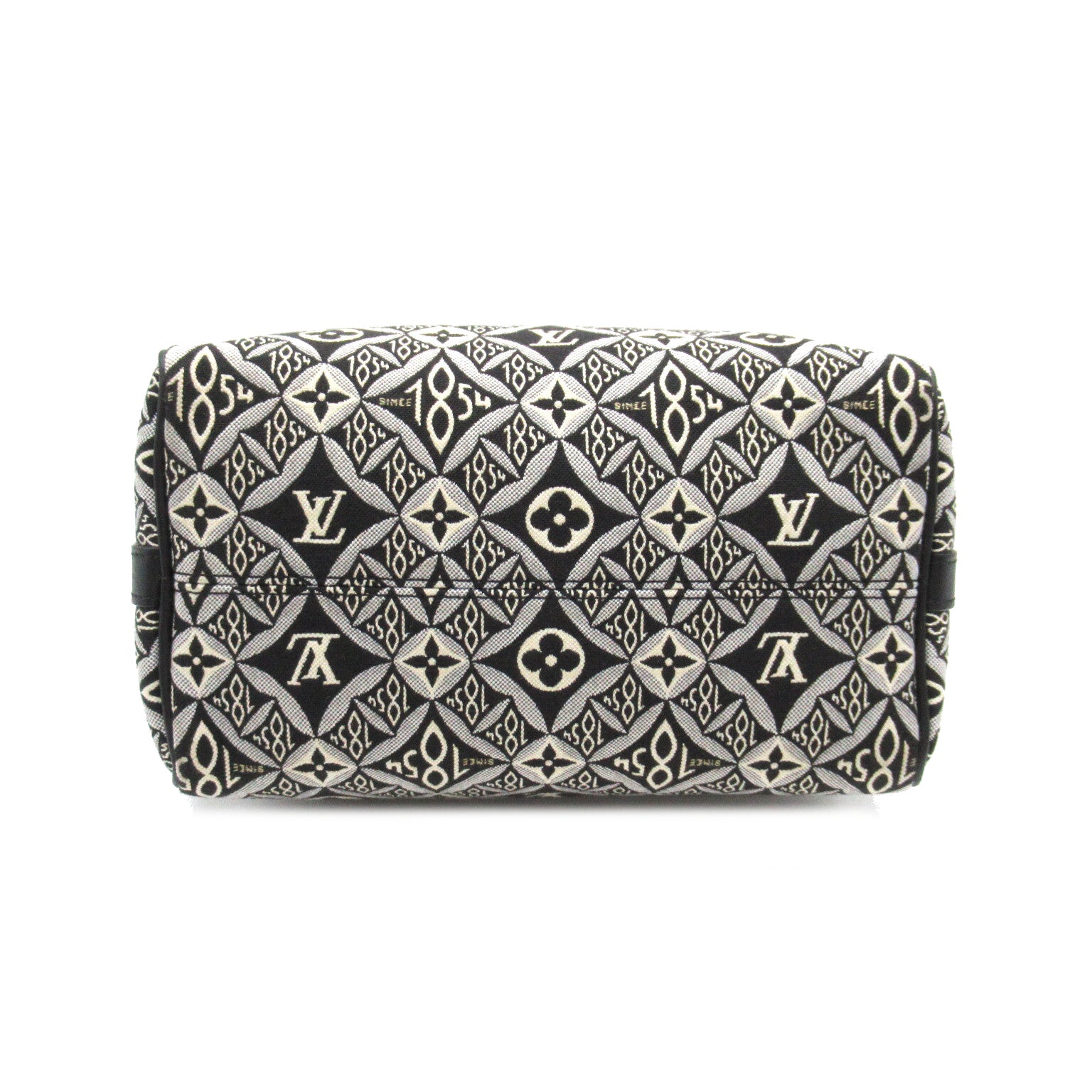 LOUIS VUITTON 【清倉大減價】Monogram Jacquard Speedy Bandolier 25 Since 1854手挽肩背兩用袋黑色/Noir