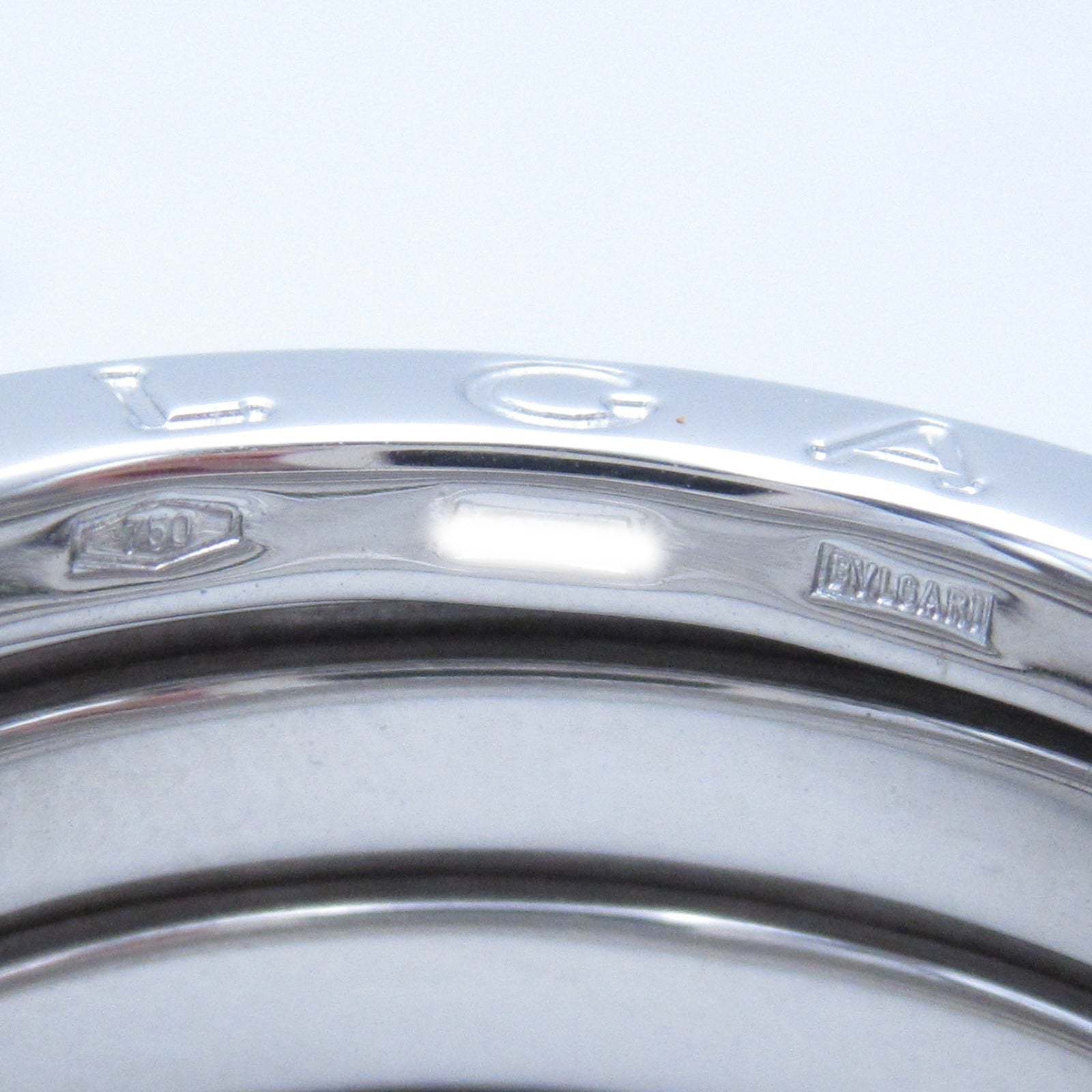 BVLGARI 【激減優惠】18K白金B-zero1 Four-Band戒指US#5.75/BVLGARI#52銀色